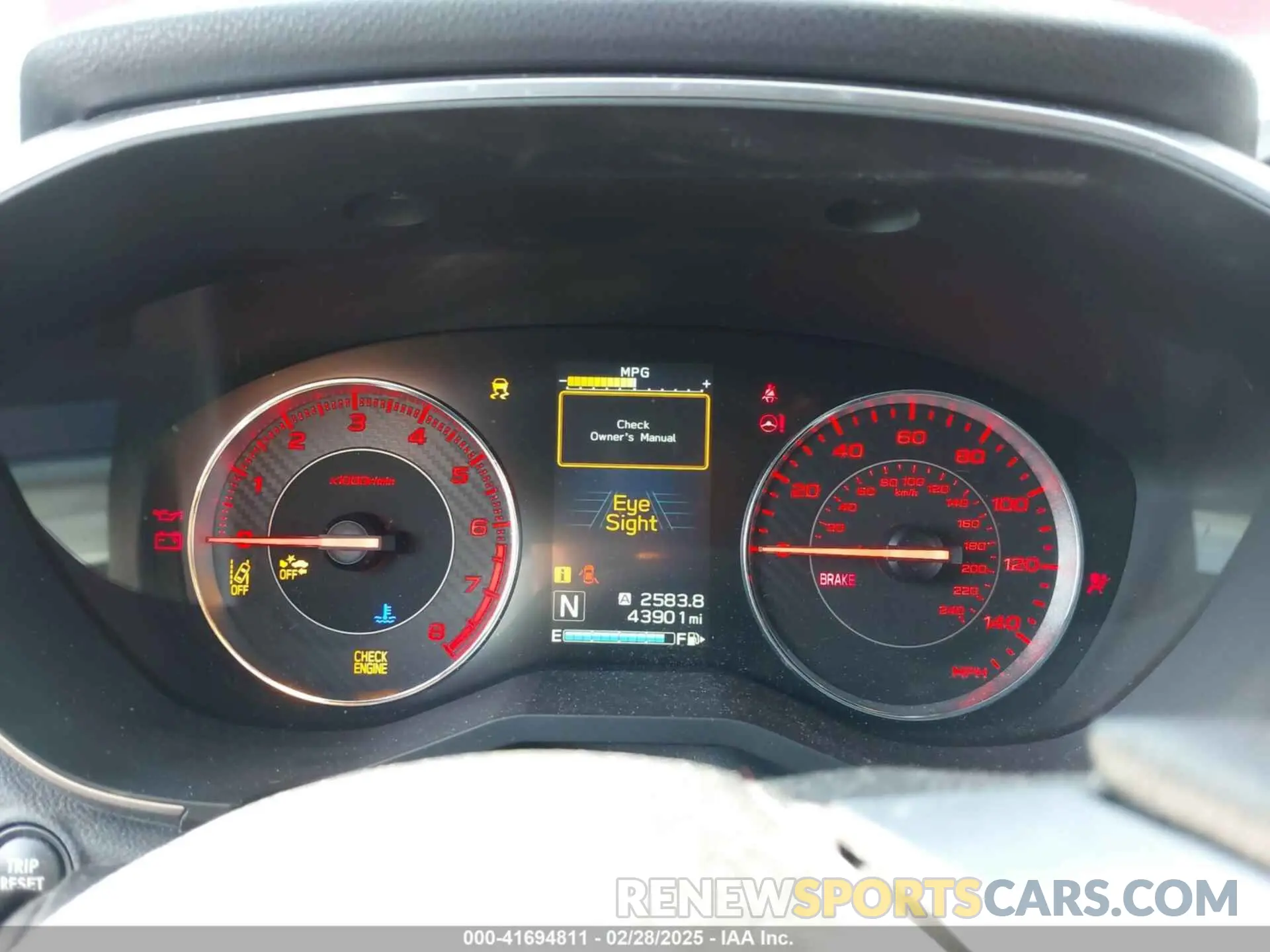 7 Photograph of a damaged car 4S3GTAM6XK3708591 SUBARU IMPREZA 2019
