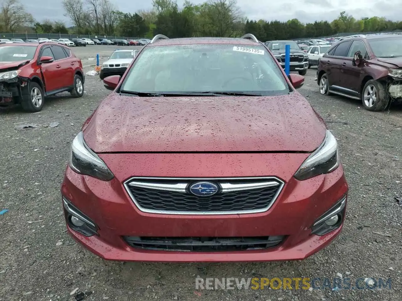 5 Photograph of a damaged car 4S3GTAT62K3734300 SUBARU IMPREZA 2019