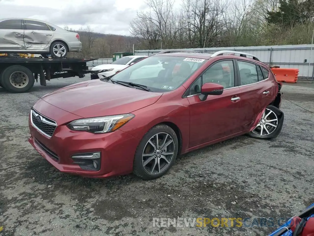 1 Photograph of a damaged car 4S3GTAU63K3706956 SUBARU IMPREZA 2019