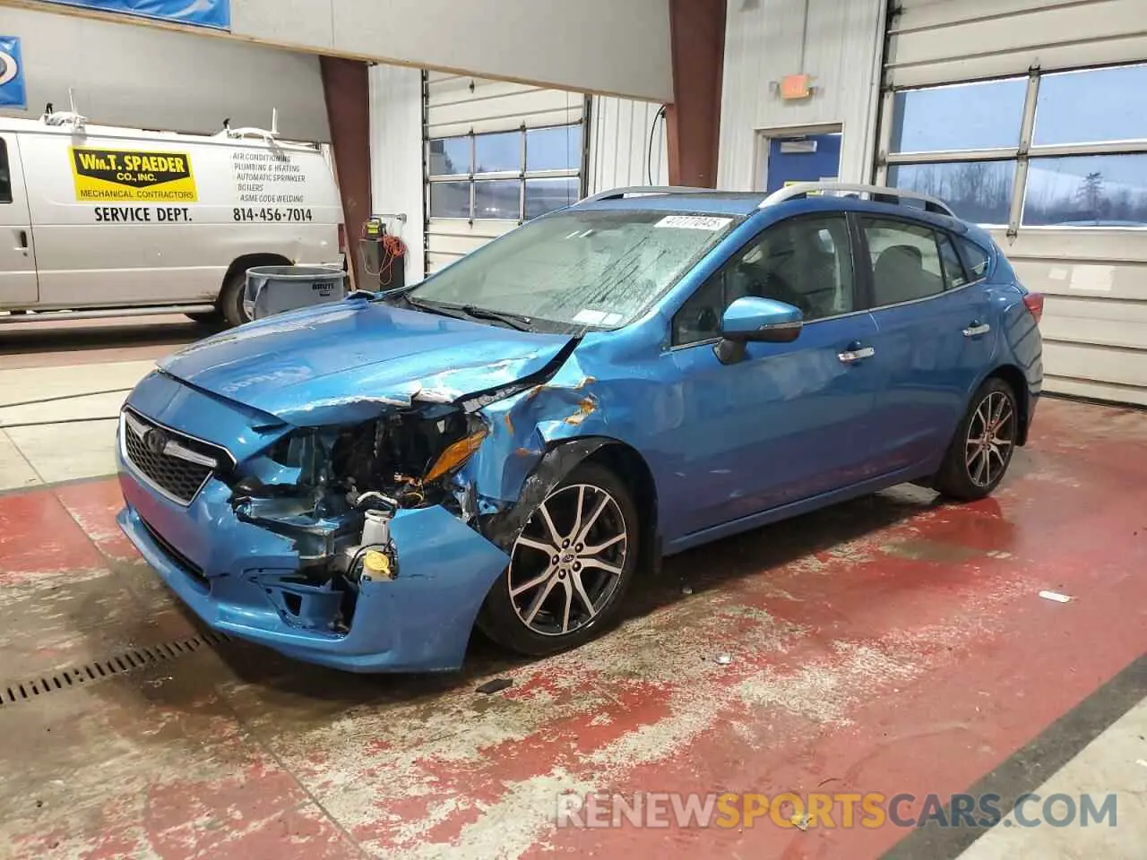 1 Photograph of a damaged car 4S3GTAU65K3721510 SUBARU IMPREZA 2019