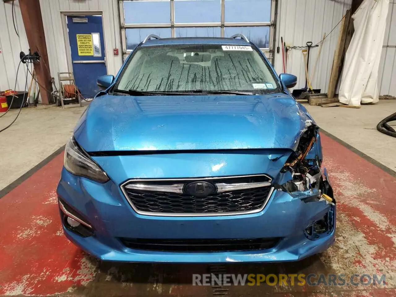 5 Photograph of a damaged car 4S3GTAU65K3721510 SUBARU IMPREZA 2019
