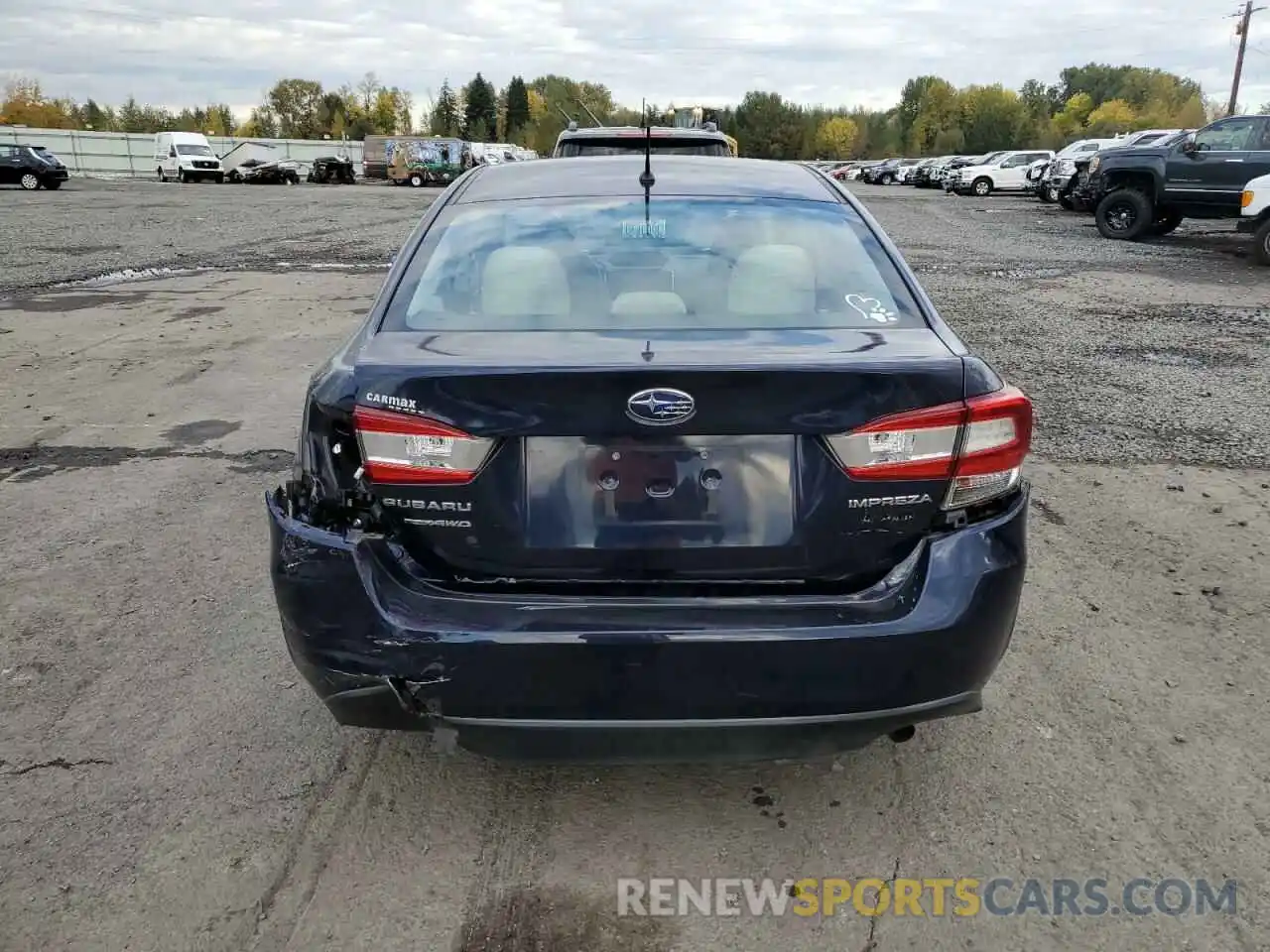 6 Photograph of a damaged car 4S3GKAB60L3602934 SUBARU IMPREZA 2020