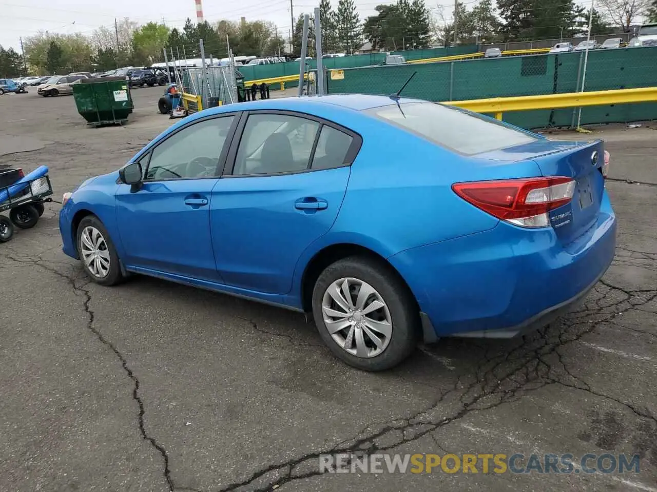 2 Photograph of a damaged car 4S3GKAB64L3610177 SUBARU IMPREZA 2020