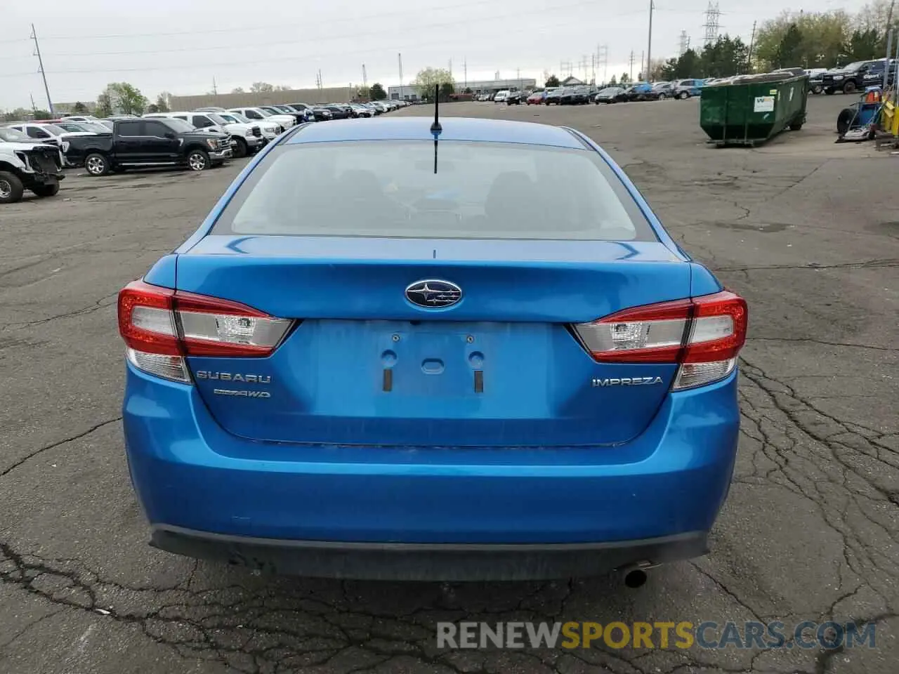6 Photograph of a damaged car 4S3GKAB64L3610177 SUBARU IMPREZA 2020