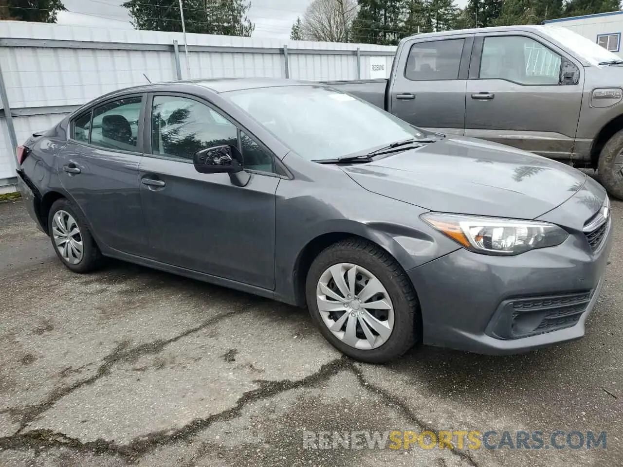 4 Photograph of a damaged car 4S3GKAB65L3610107 SUBARU IMPREZA 2020