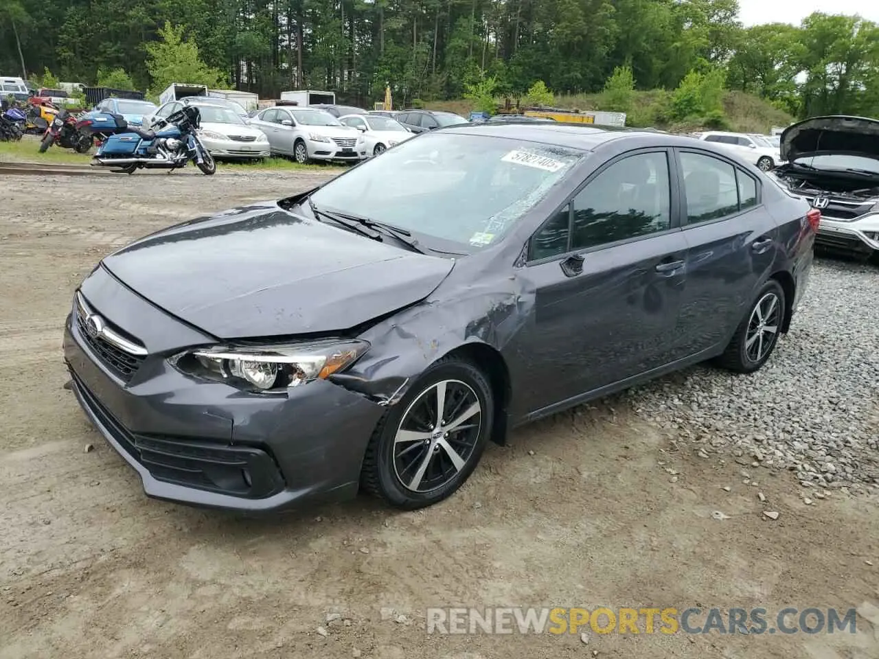 1 Photograph of a damaged car 4S3GKAD60L3601943 SUBARU IMPREZA 2020