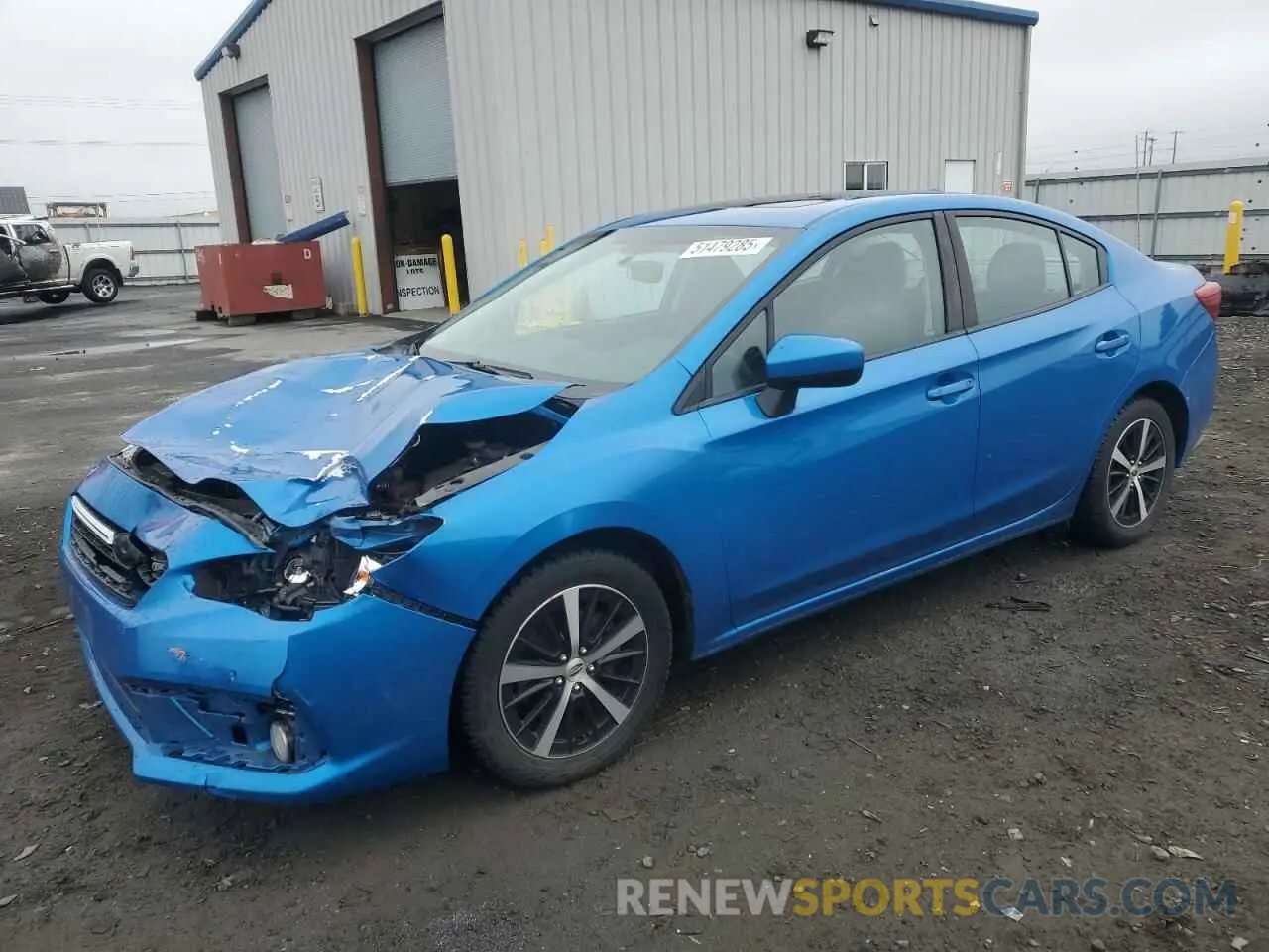1 Photograph of a damaged car 4S3GKAD65L3605213 SUBARU IMPREZA 2020