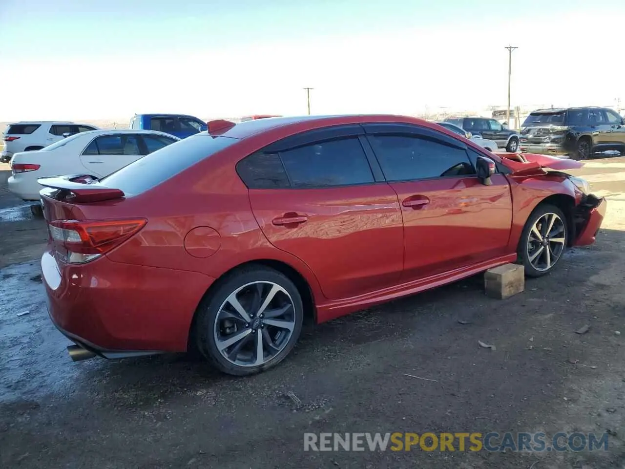 3 Photograph of a damaged car 4S3GKAL67L3606929 SUBARU IMPREZA 2020