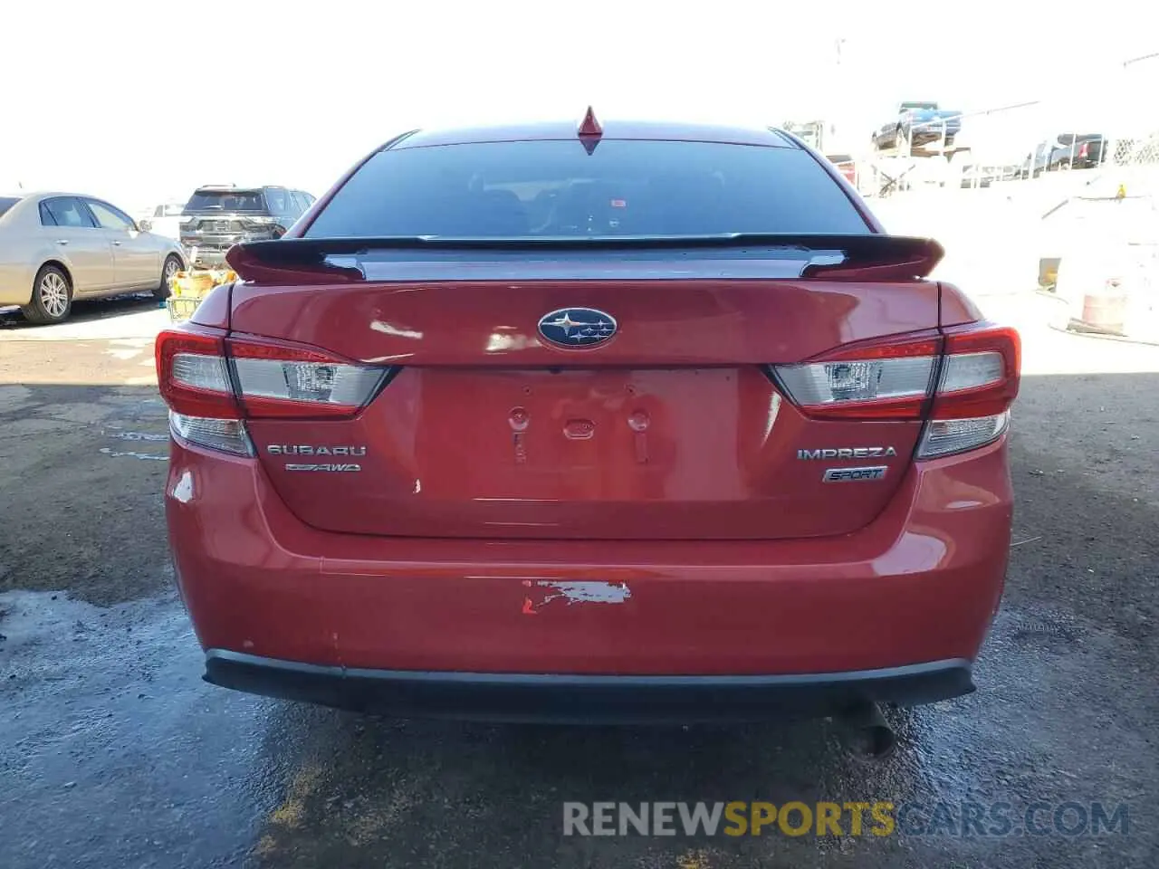 6 Photograph of a damaged car 4S3GKAL67L3606929 SUBARU IMPREZA 2020