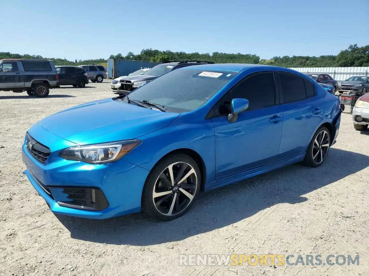 1 Photograph of a damaged car 4S3GKAL6XL3602583 SUBARU IMPREZA 2020