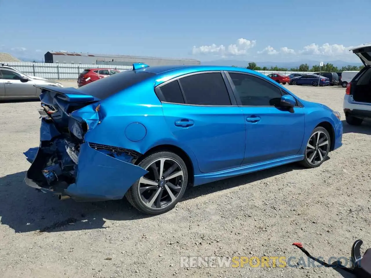 3 Photograph of a damaged car 4S3GKAL6XL3602583 SUBARU IMPREZA 2020