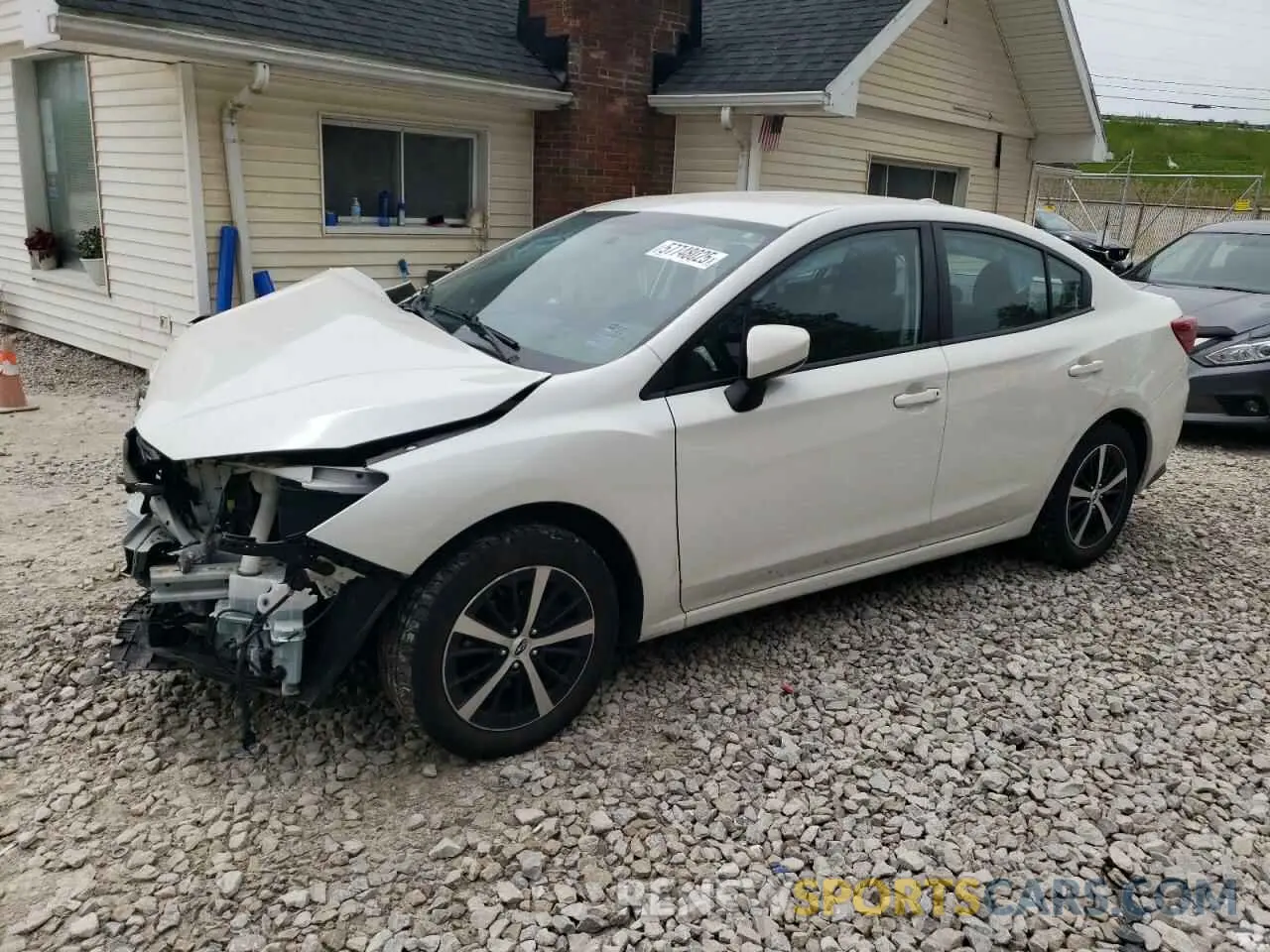 1 Photograph of a damaged car 4S3GKAV68L3606225 SUBARU IMPREZA 2020