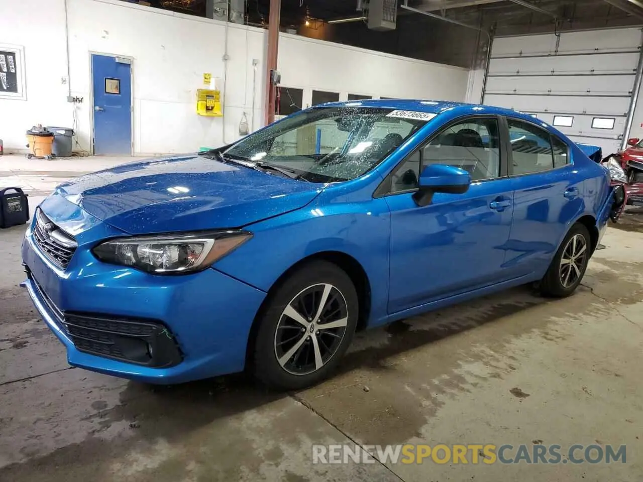 1 Photograph of a damaged car 4S3GKAV6XL3601771 SUBARU IMPREZA 2020