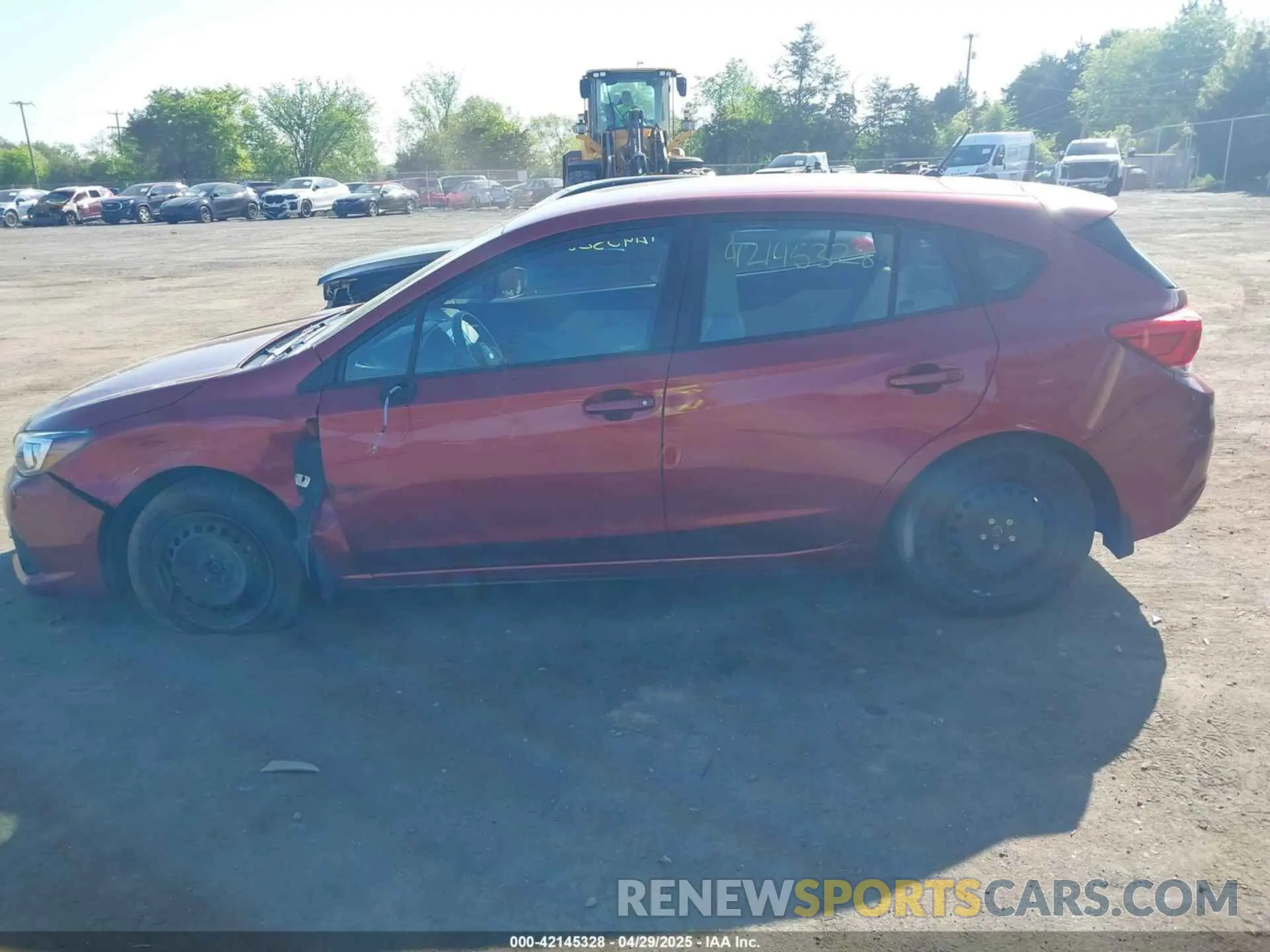14 Photograph of a damaged car 4S3GTAA63L1720227 SUBARU IMPREZA 2020