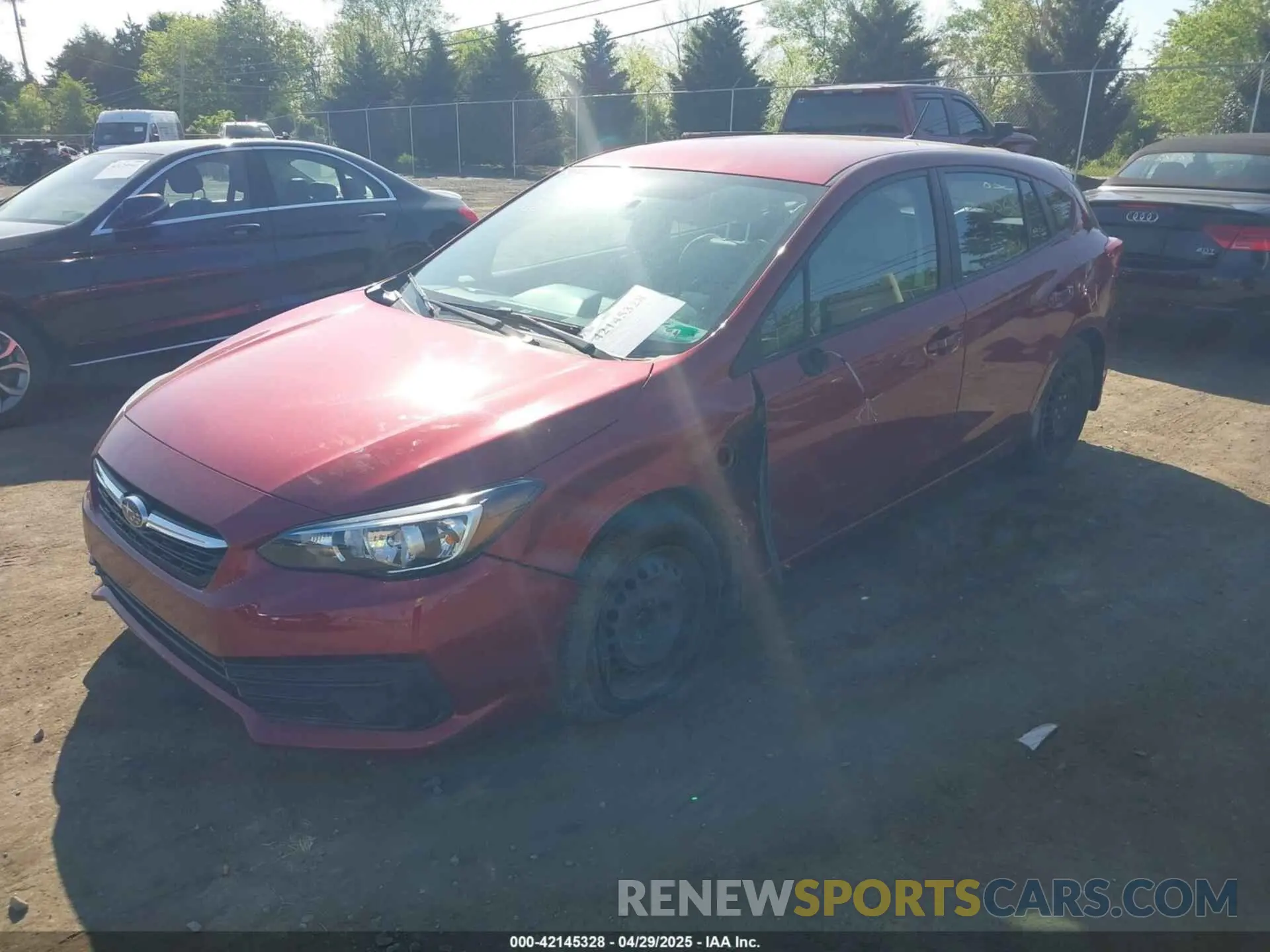 2 Photograph of a damaged car 4S3GTAA63L1720227 SUBARU IMPREZA 2020