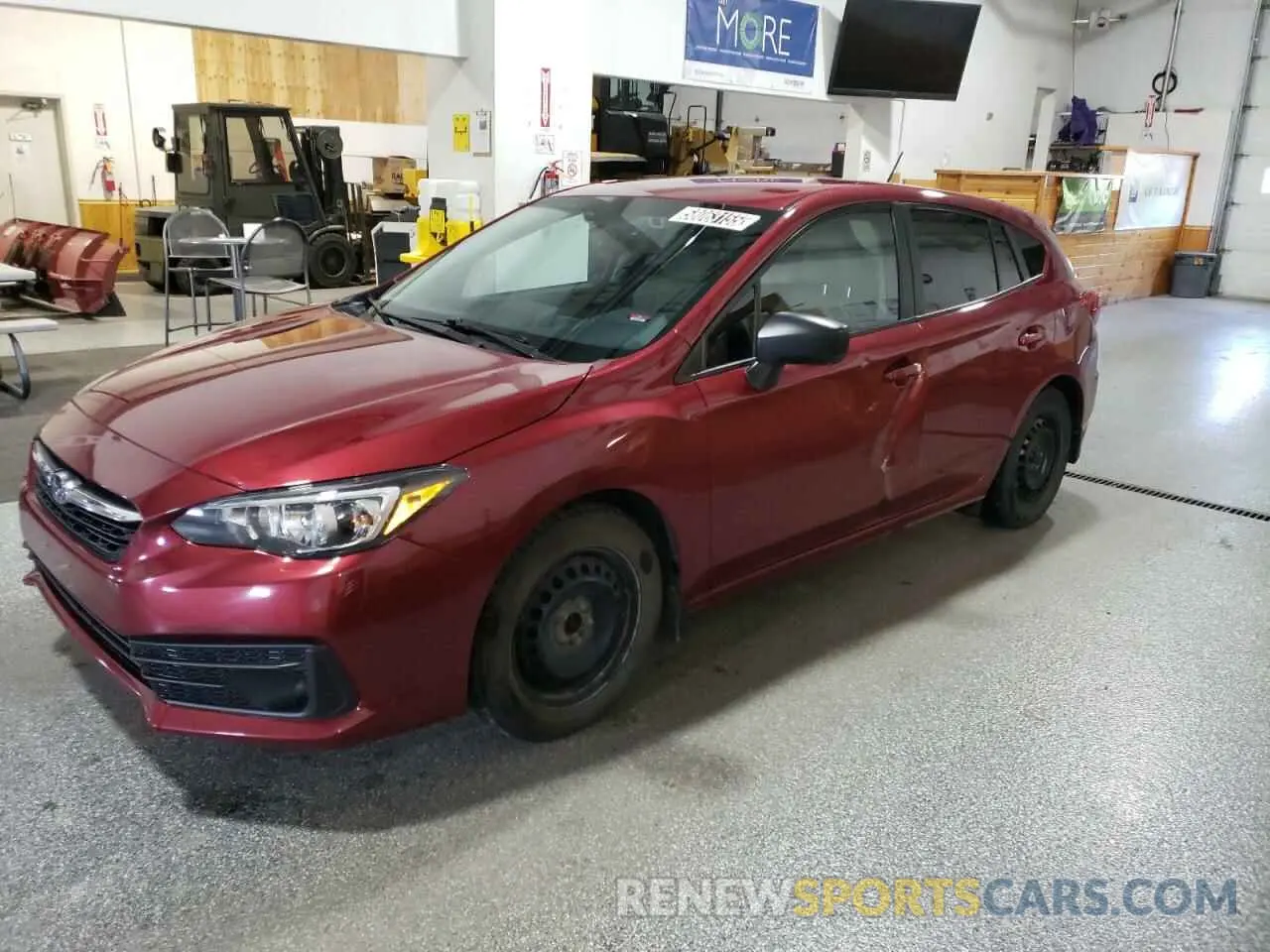 1 Photograph of a damaged car 4S3GTAB60L3714307 SUBARU IMPREZA 2020