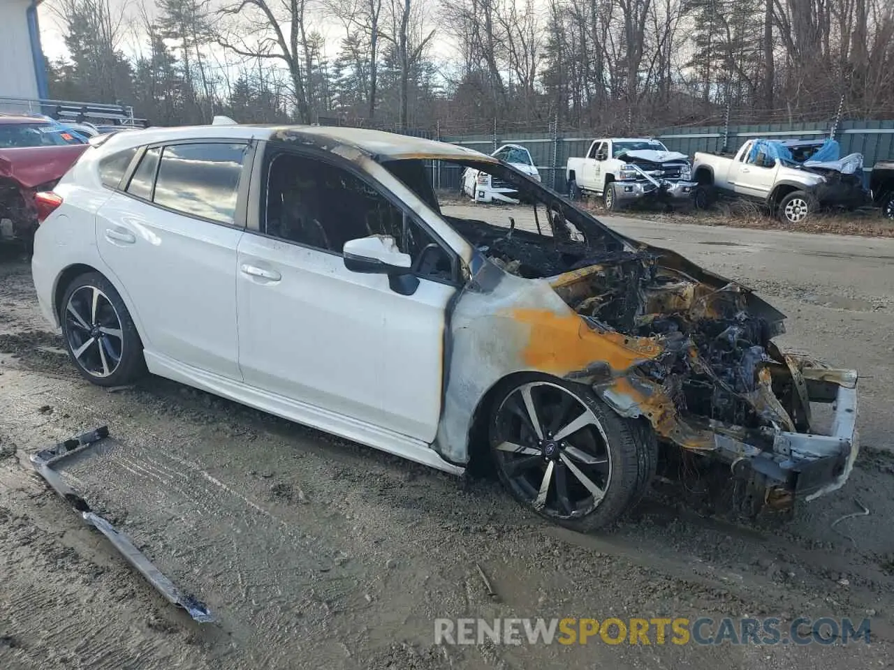 4 Photograph of a damaged car 4S3GTAJ61L1733820 SUBARU IMPREZA 2020