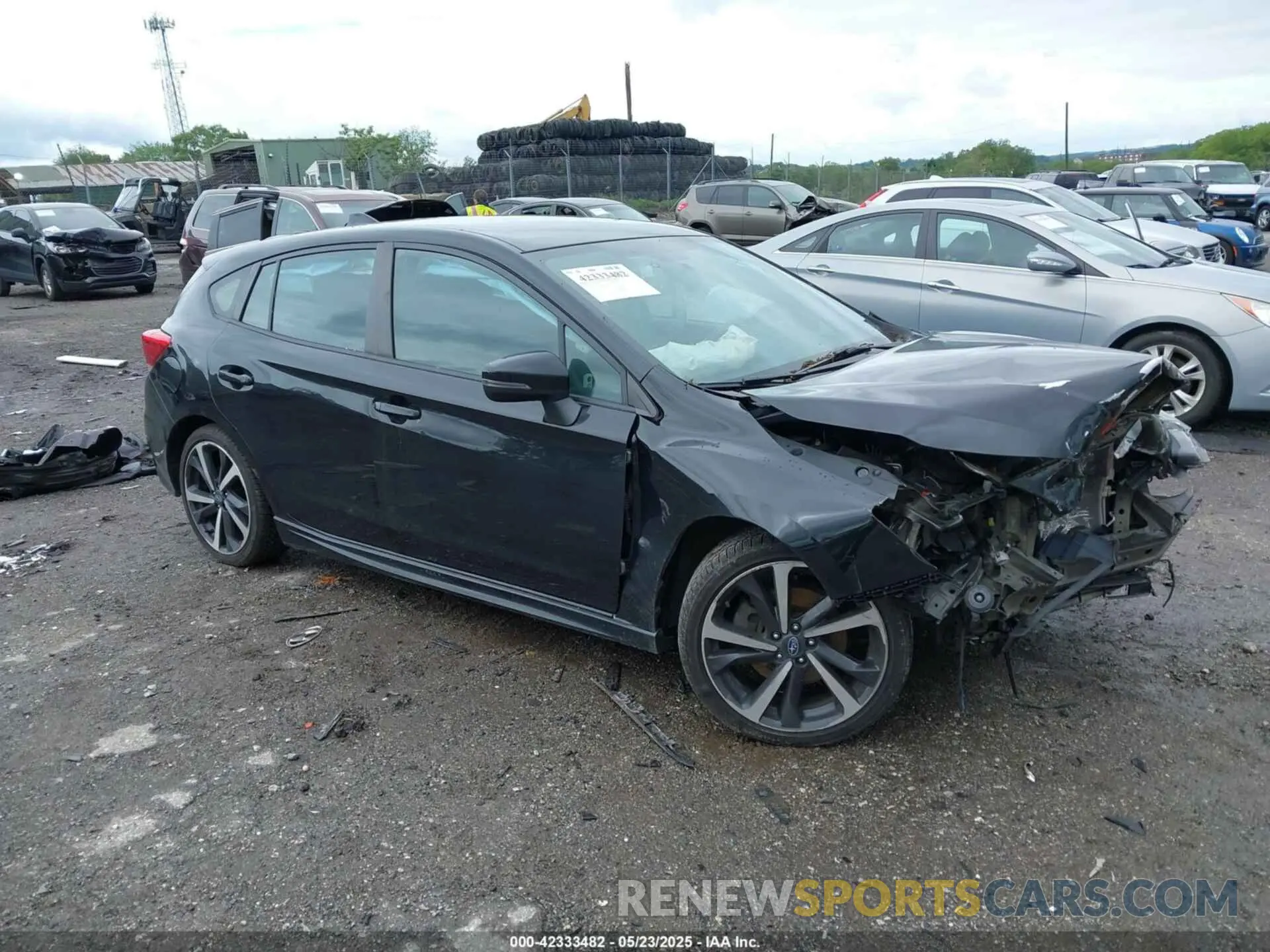 1 Photograph of a damaged car 4S3GTAL6XL3710649 SUBARU IMPREZA 2020