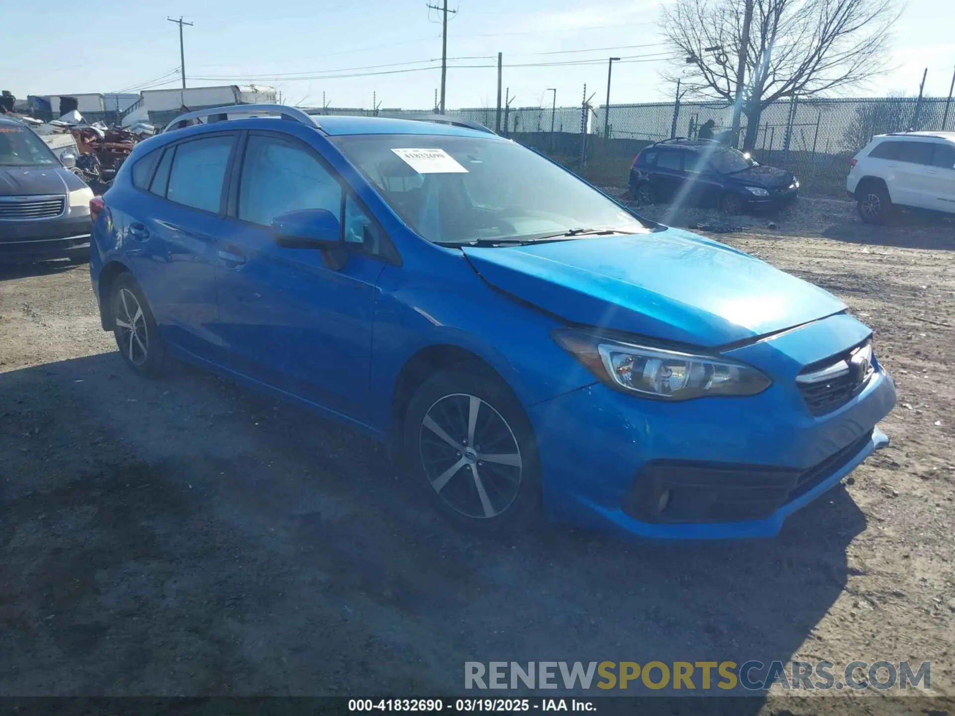 1 Photograph of a damaged car 4S3GTAV61L3712495 SUBARU IMPREZA 2020