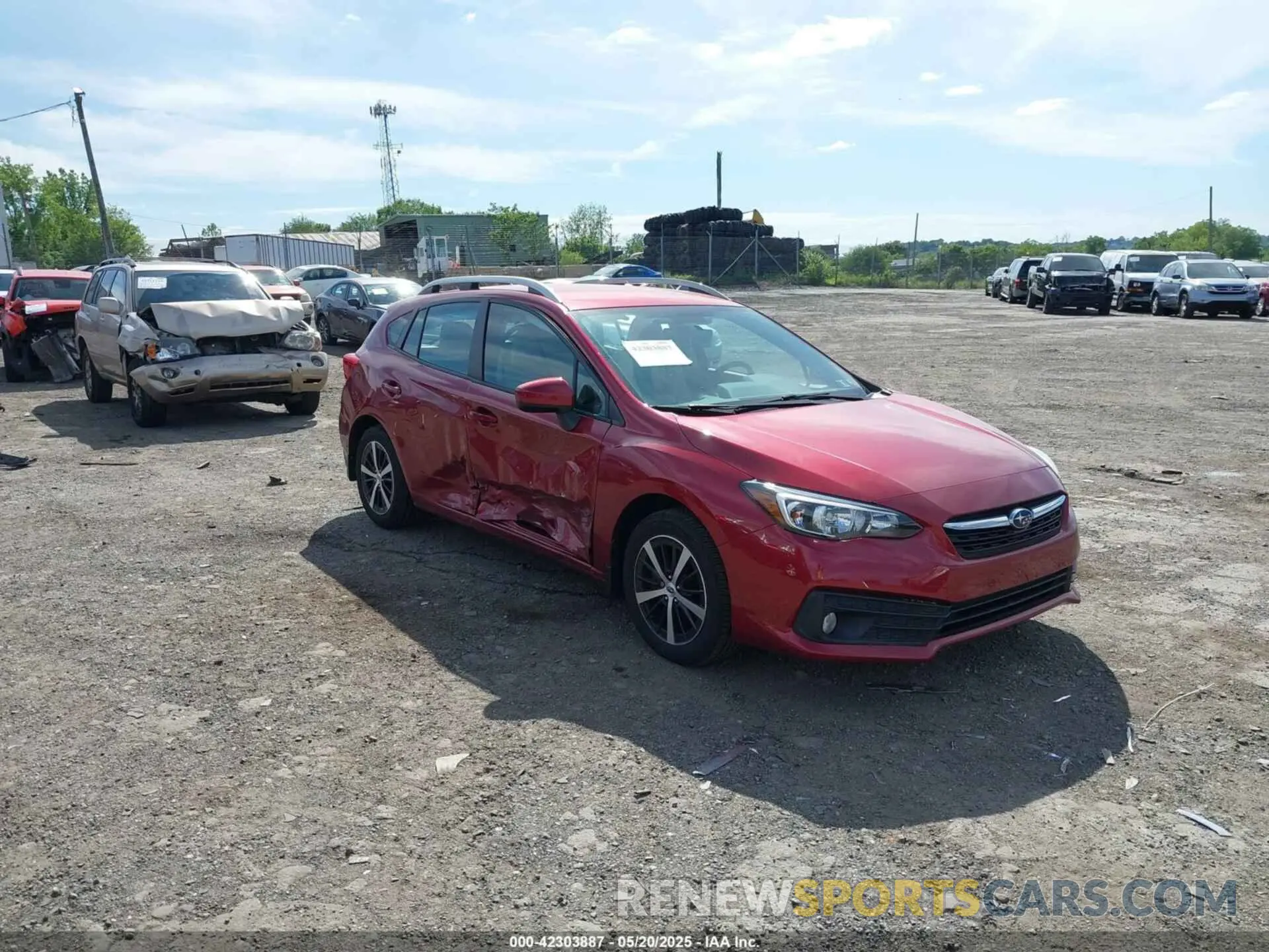 1 Photograph of a damaged car 4S3GTAV65L3705579 SUBARU IMPREZA 2020