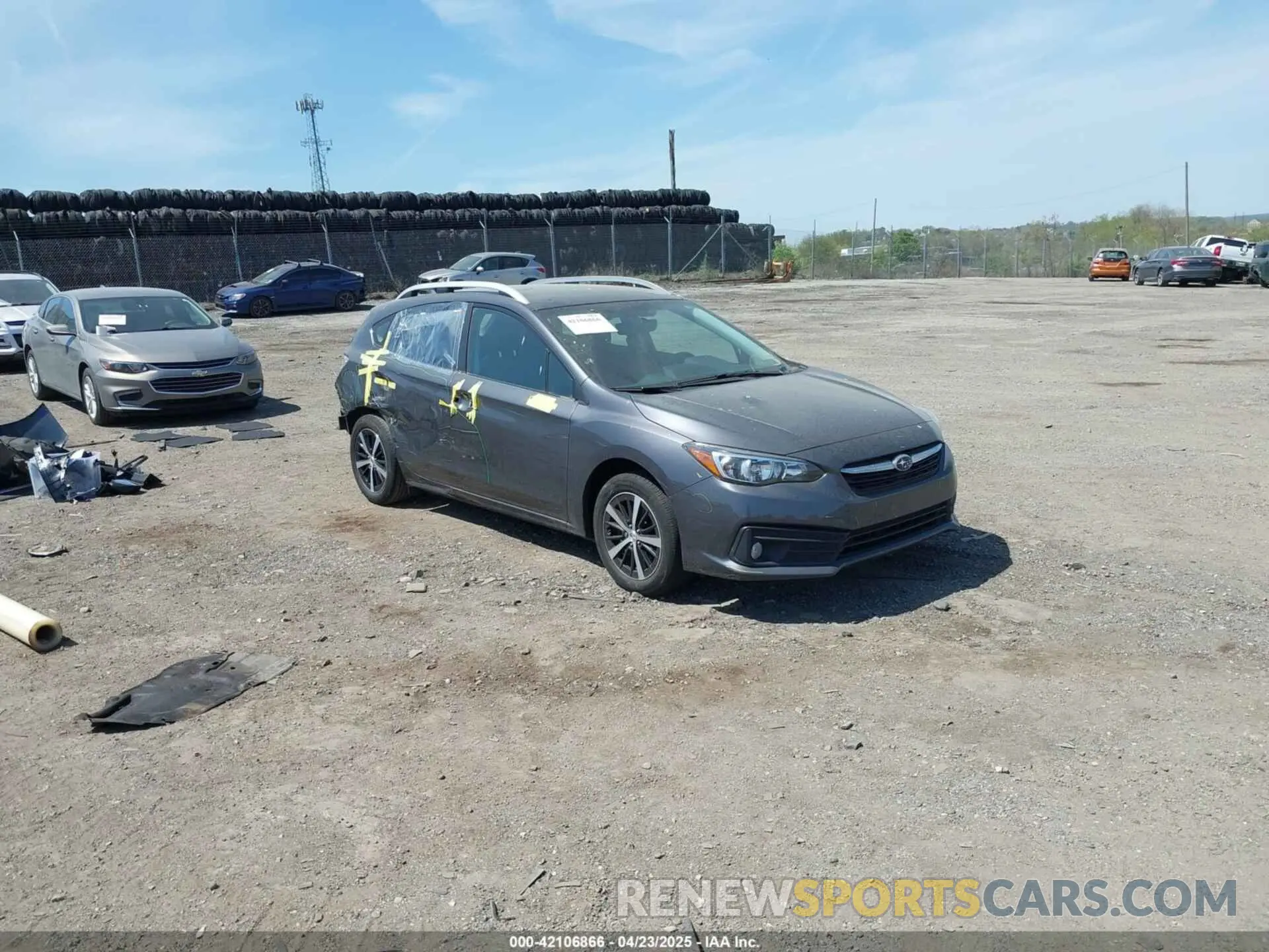 1 Photograph of a damaged car 4S3GTAV68L3719282 SUBARU IMPREZA 2020