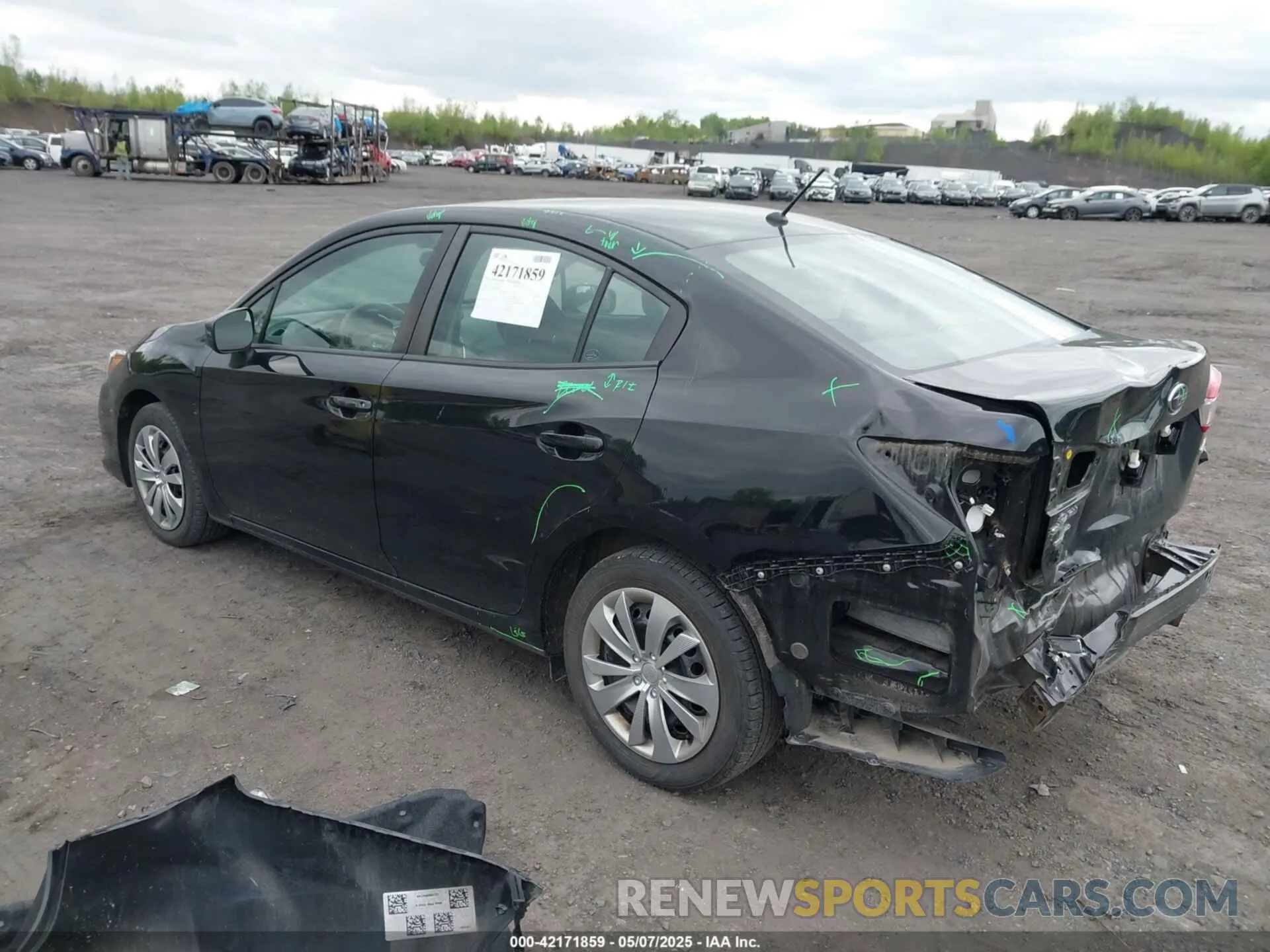 3 Photograph of a damaged car 4S3GKAB68M3601483 SUBARU IMPREZA 2021