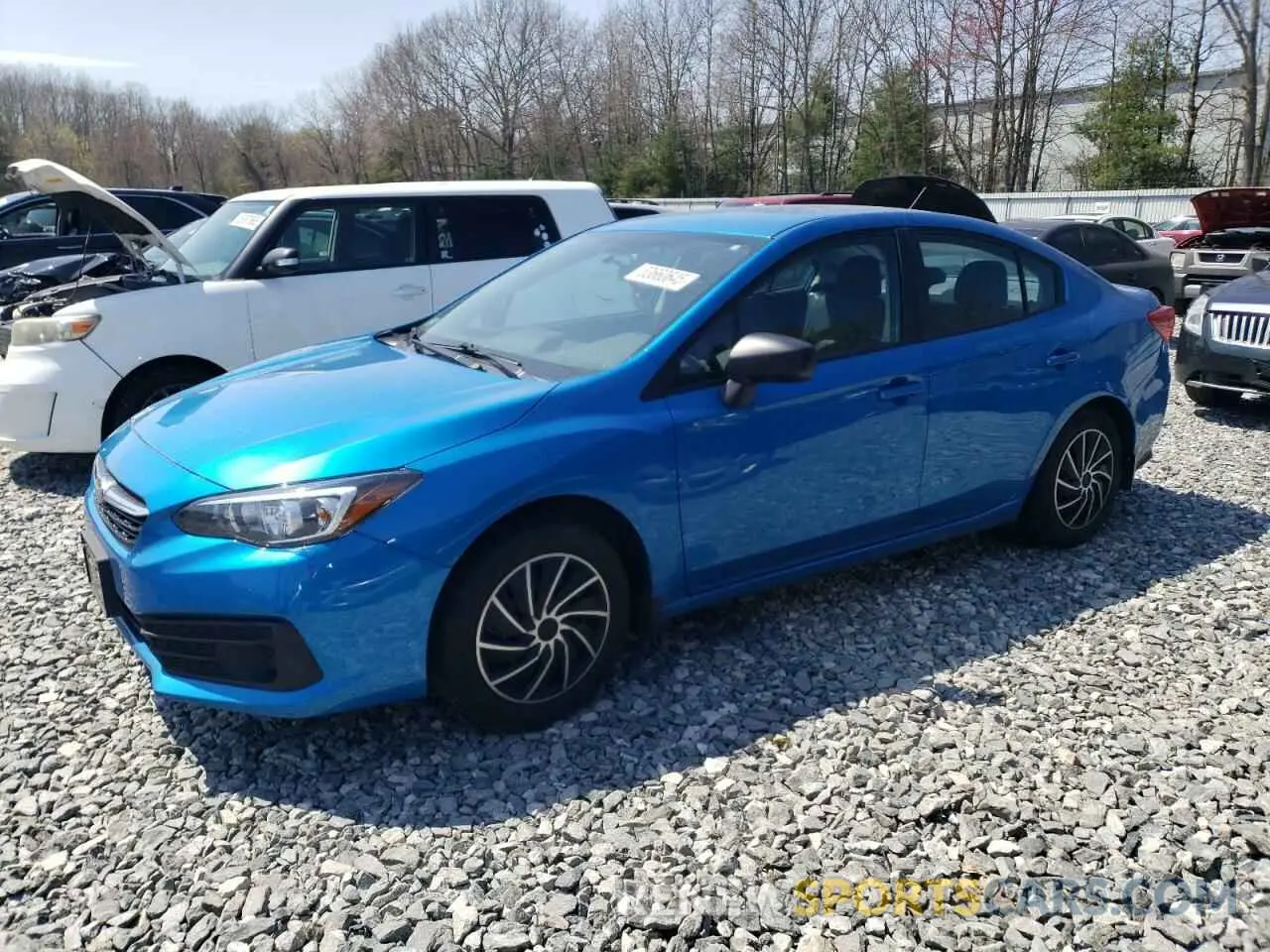 1 Photograph of a damaged car 4S3GKAB69M3603257 SUBARU IMPREZA 2021