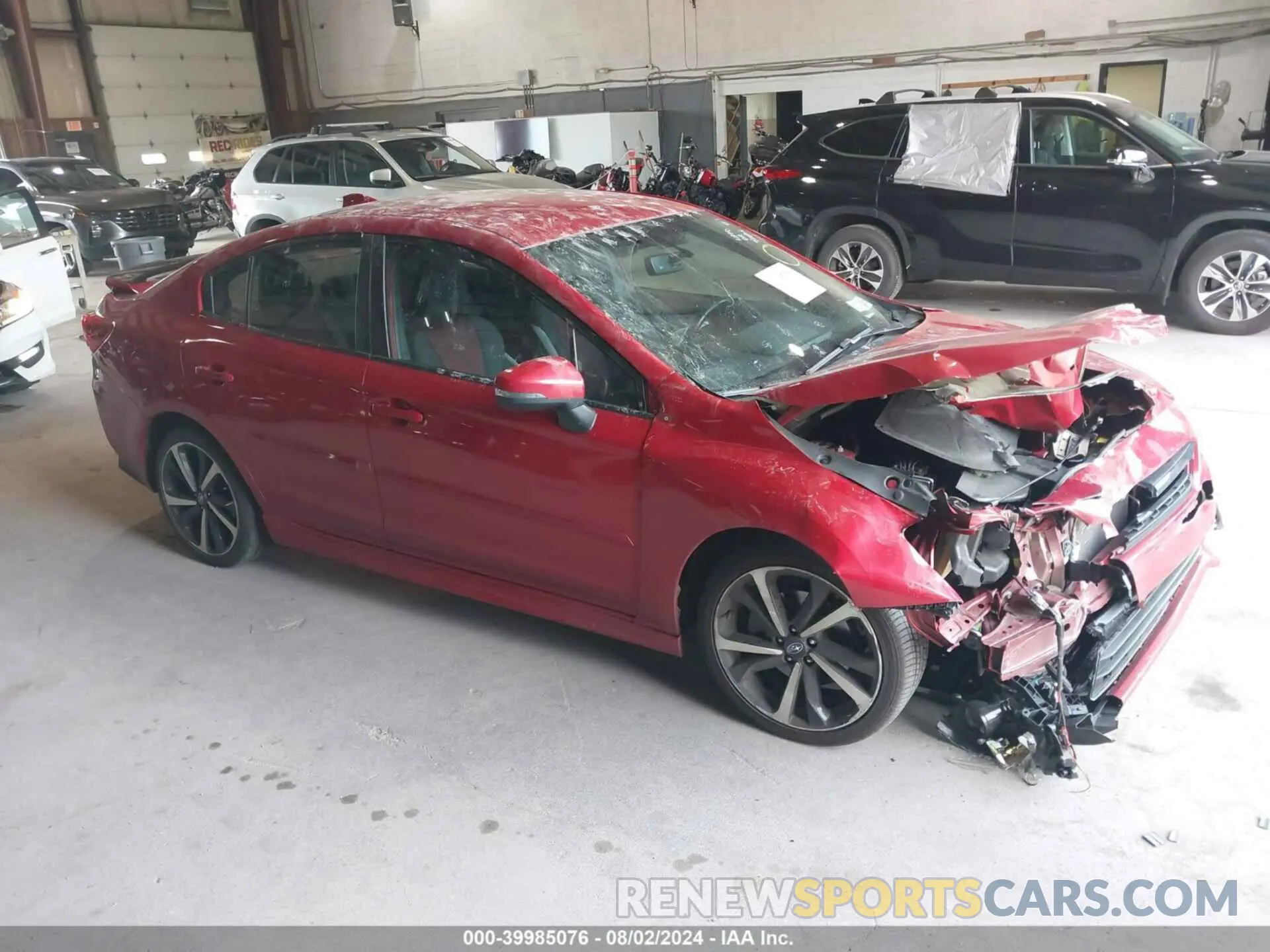 1 Photograph of a damaged car 4S3GKAL61M3601730 SUBARU IMPREZA 2021