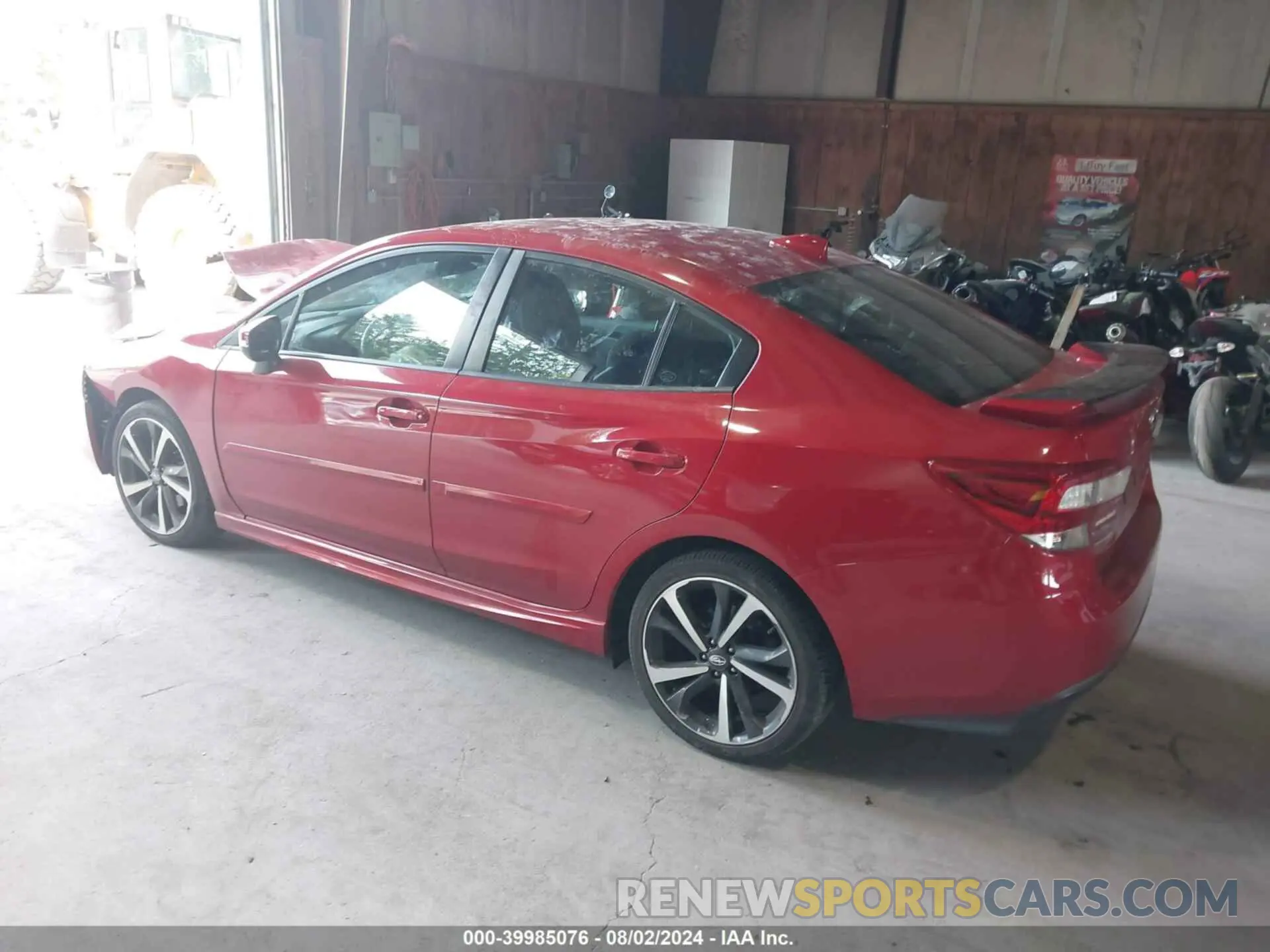 3 Photograph of a damaged car 4S3GKAL61M3601730 SUBARU IMPREZA 2021