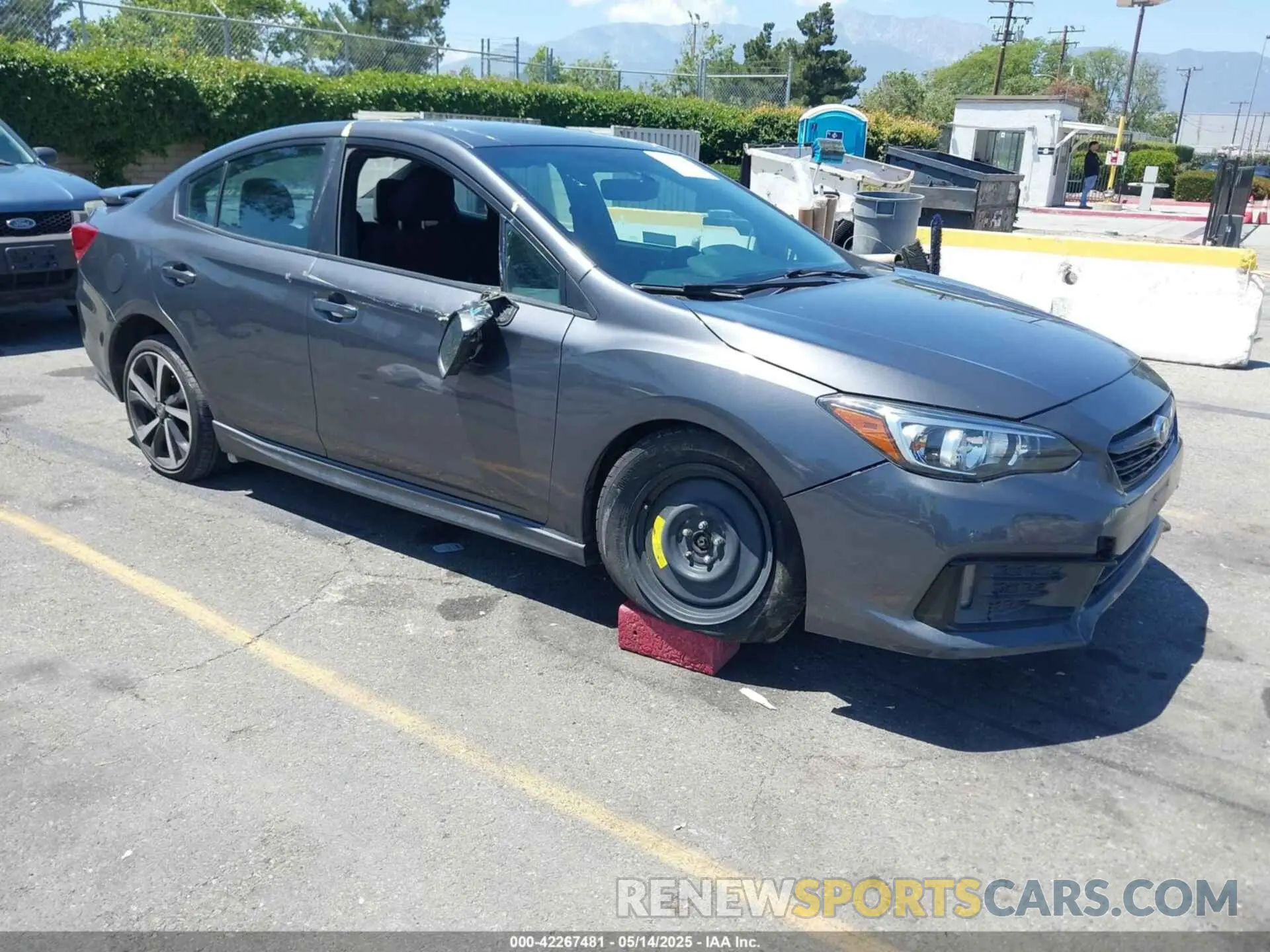 1 Photograph of a damaged car 4S3GKAL64M3602001 SUBARU IMPREZA 2021