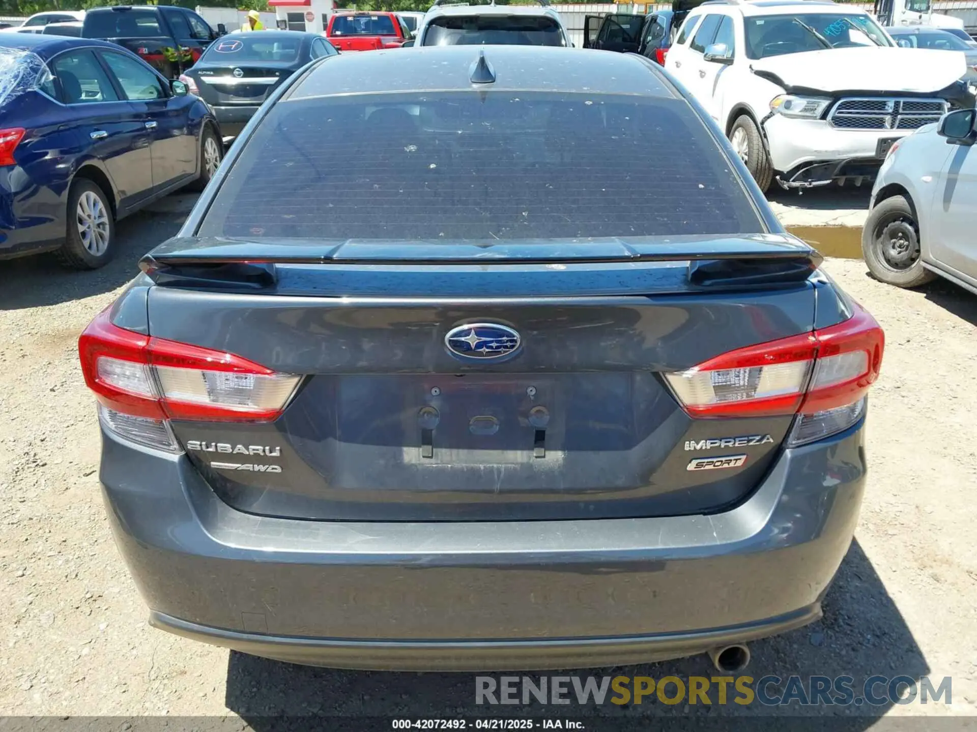 17 Photograph of a damaged car 4S3GKAM68M3607085 SUBARU IMPREZA 2021