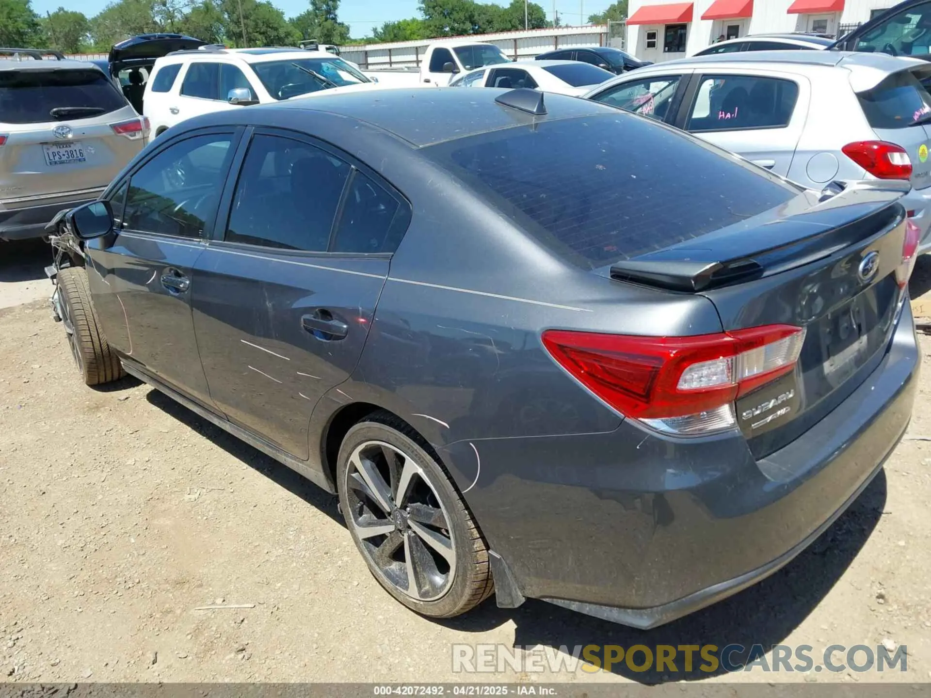 3 Photograph of a damaged car 4S3GKAM68M3607085 SUBARU IMPREZA 2021