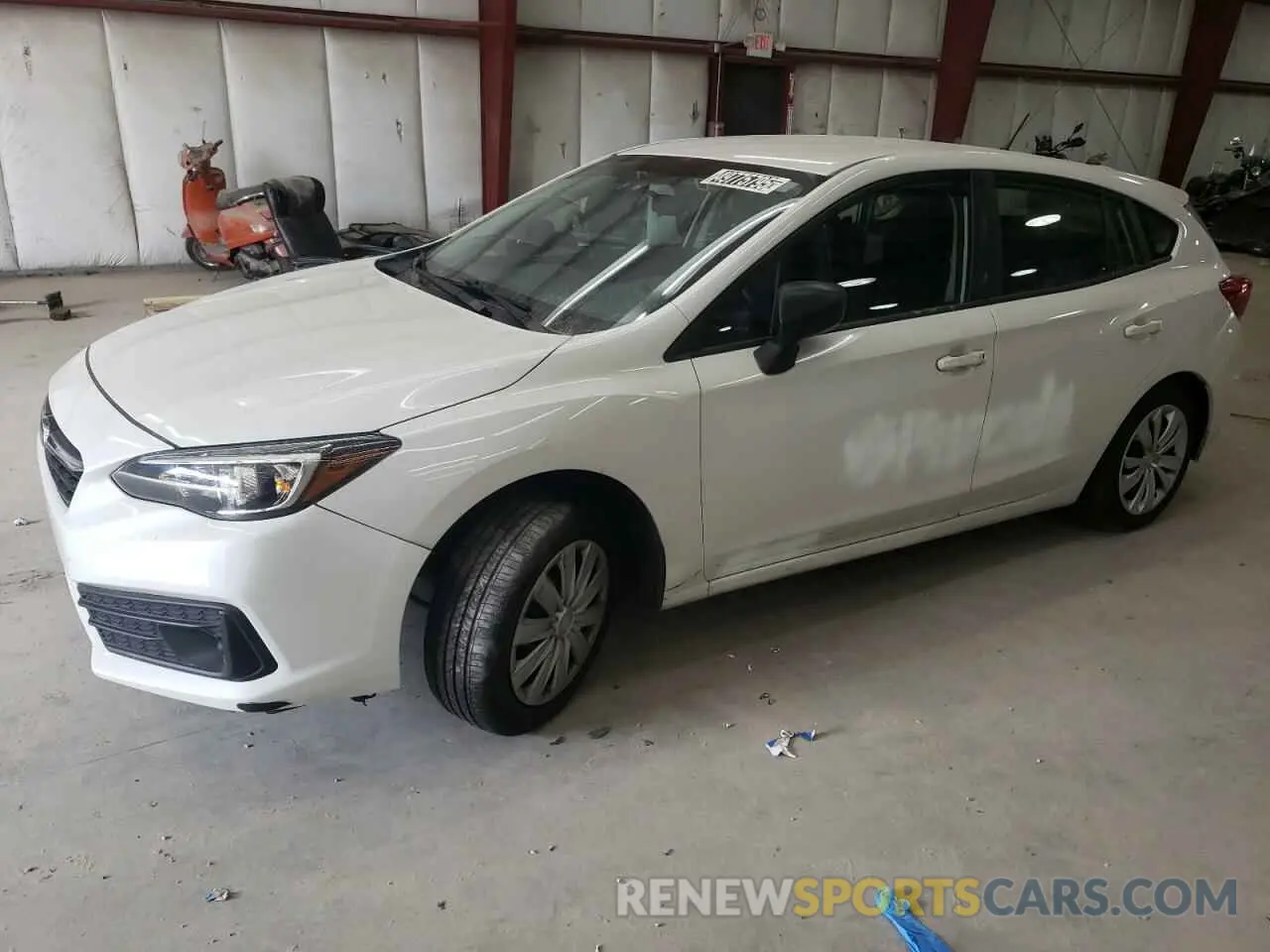 1 Photograph of a damaged car 4S3GTAB61M3715497 SUBARU IMPREZA 2021