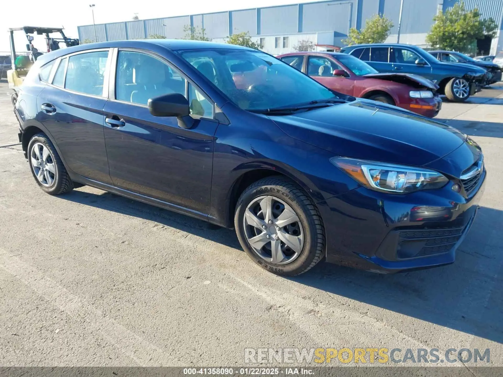 1 Photograph of a damaged car 4S3GTAB62M3701933 SUBARU IMPREZA 2021
