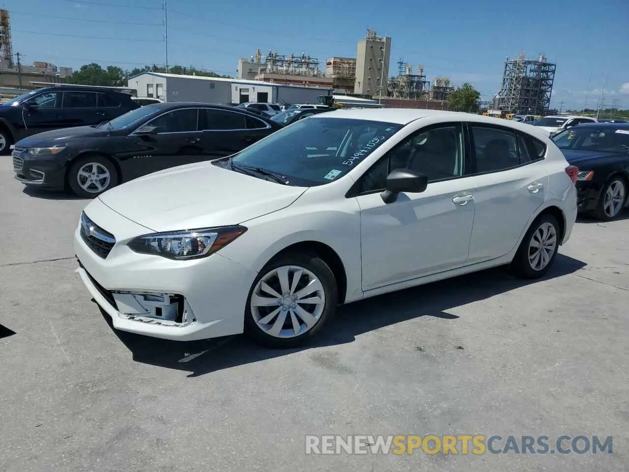 1 Photograph of a damaged car 4S3GTAB63M3705327 SUBARU IMPREZA 2021