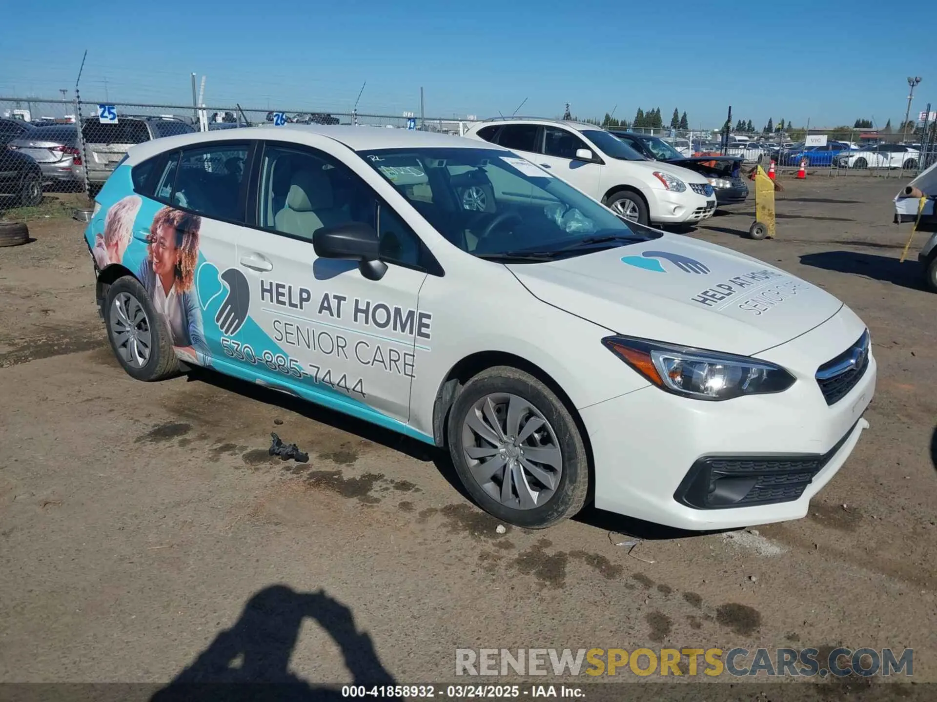 1 Photograph of a damaged car 4S3GTAB67M3711521 SUBARU IMPREZA 2021