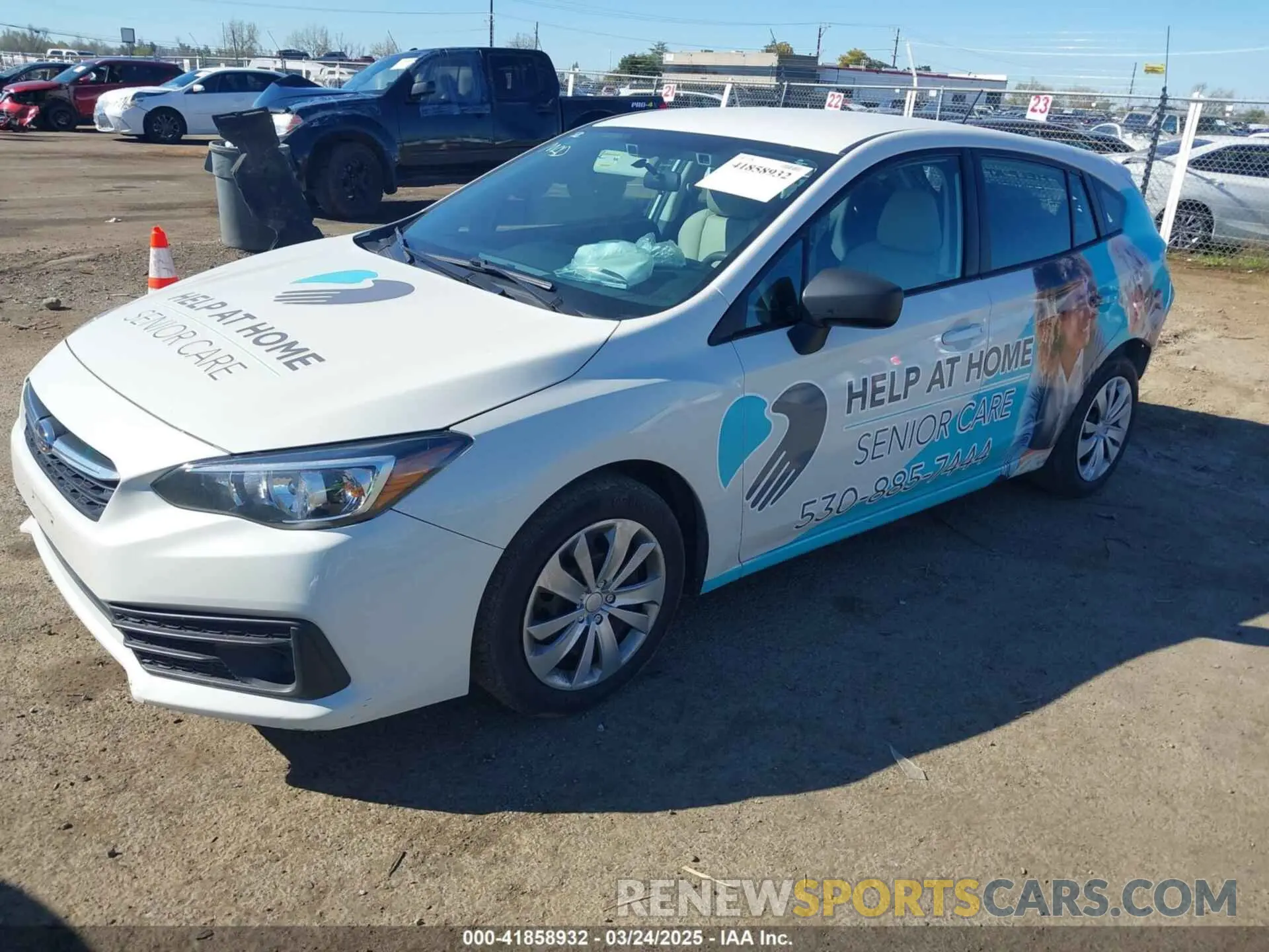 2 Photograph of a damaged car 4S3GTAB67M3711521 SUBARU IMPREZA 2021