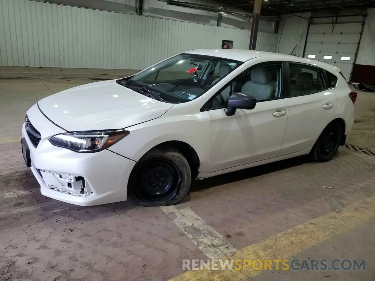 1 Photograph of a damaged car 4S3GTAB68M3705128 SUBARU IMPREZA 2021