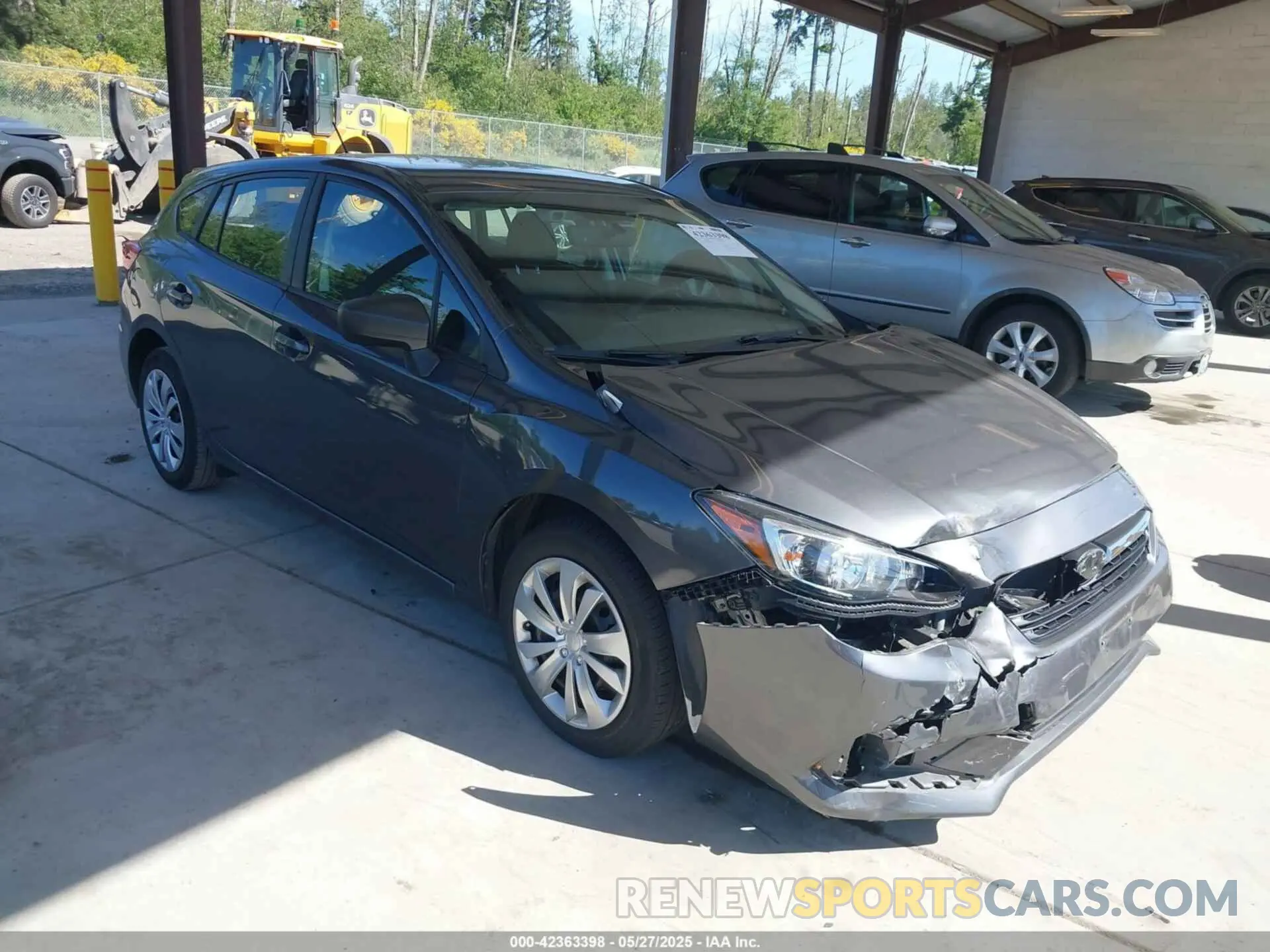 1 Photograph of a damaged car 4S3GTAB69M3708958 SUBARU IMPREZA 2021