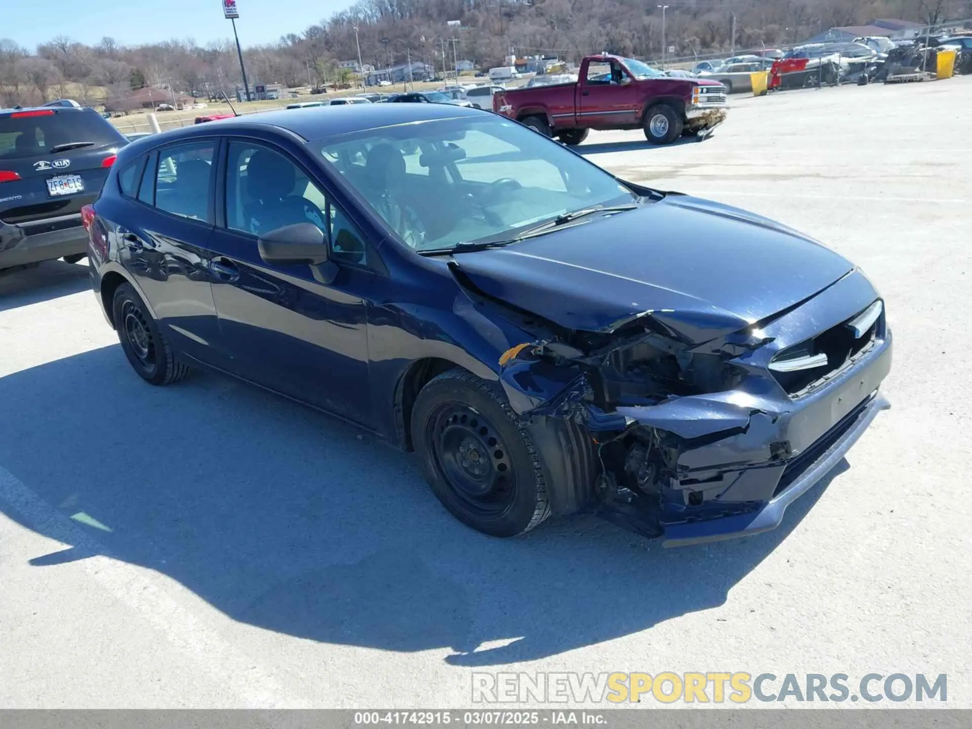 1 Photograph of a damaged car 4S3GTAB69M3714095 SUBARU IMPREZA 2021