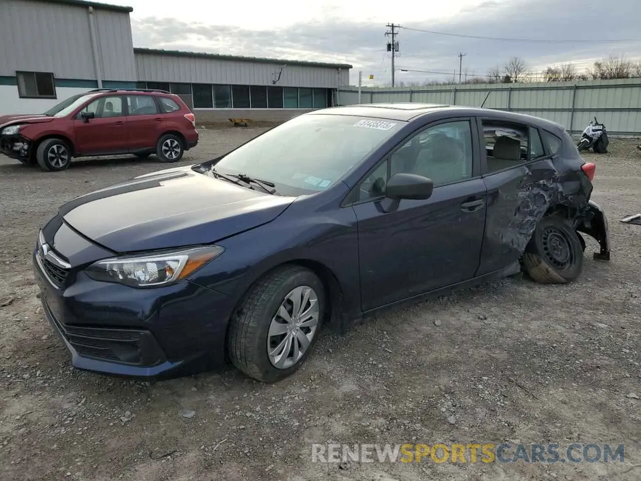 1 Photograph of a damaged car 4S3GTAB69M3714324 SUBARU IMPREZA 2021