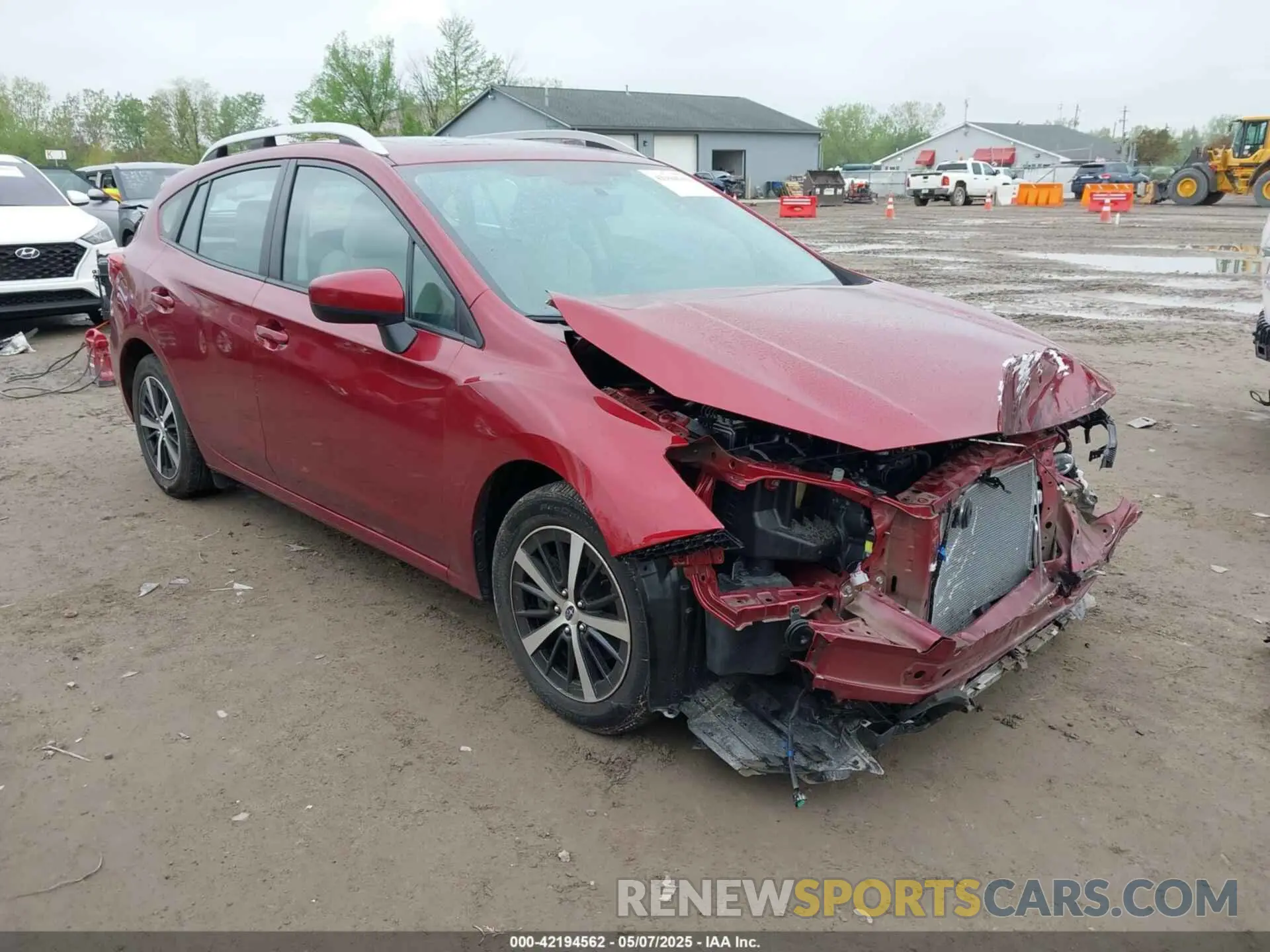 1 Photograph of a damaged car 4S3GTAD60M3706741 SUBARU IMPREZA 2021