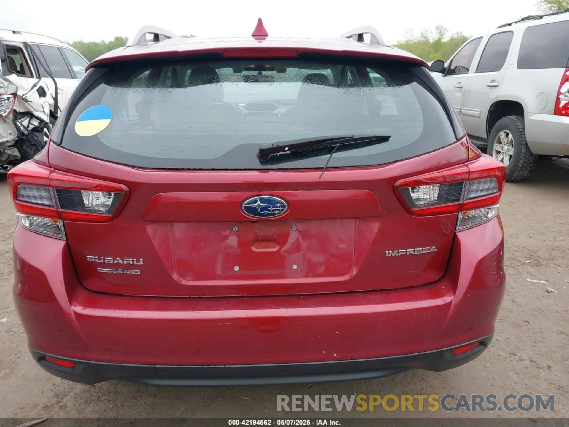 17 Photograph of a damaged car 4S3GTAD60M3706741 SUBARU IMPREZA 2021
