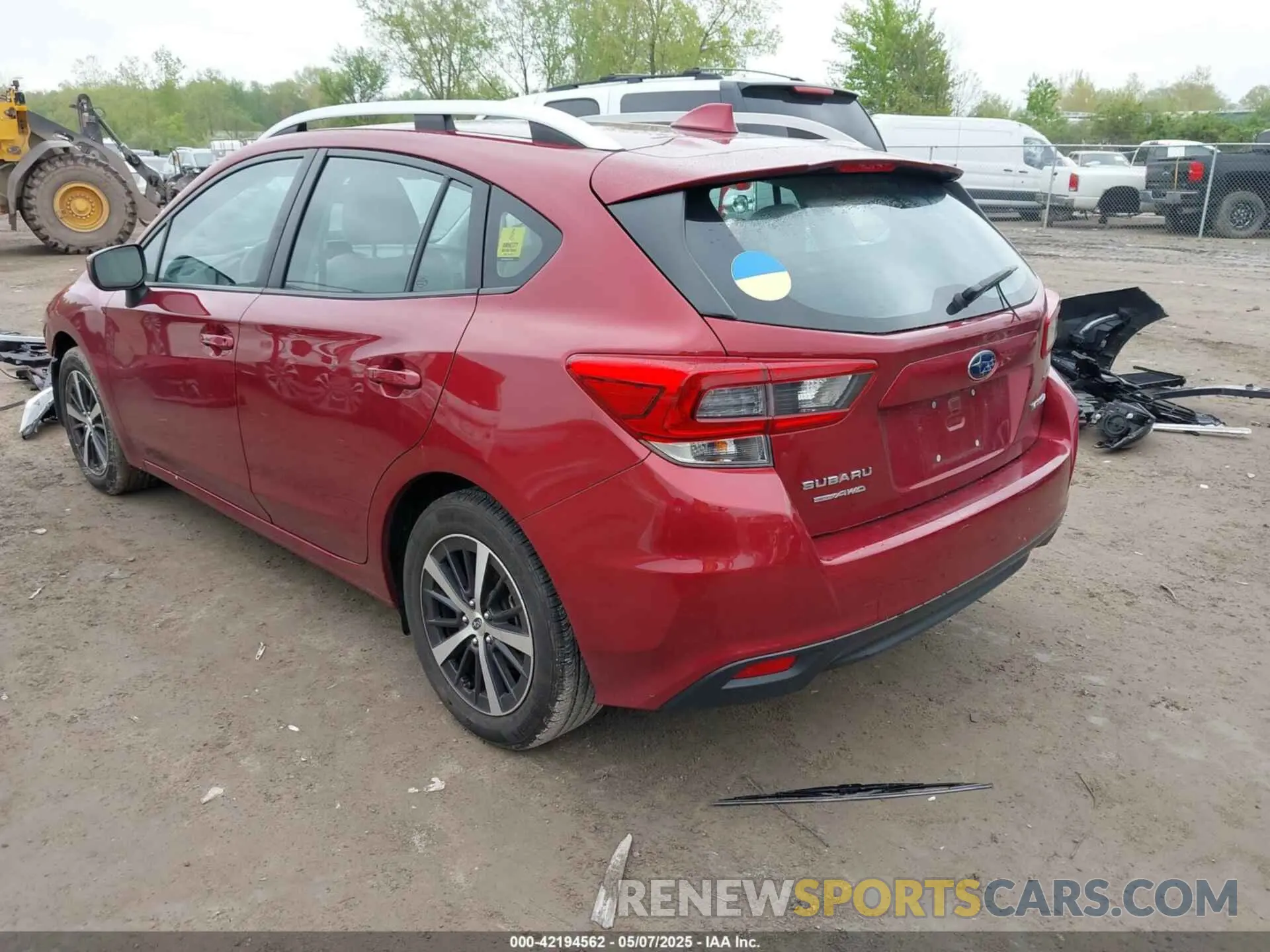 3 Photograph of a damaged car 4S3GTAD60M3706741 SUBARU IMPREZA 2021