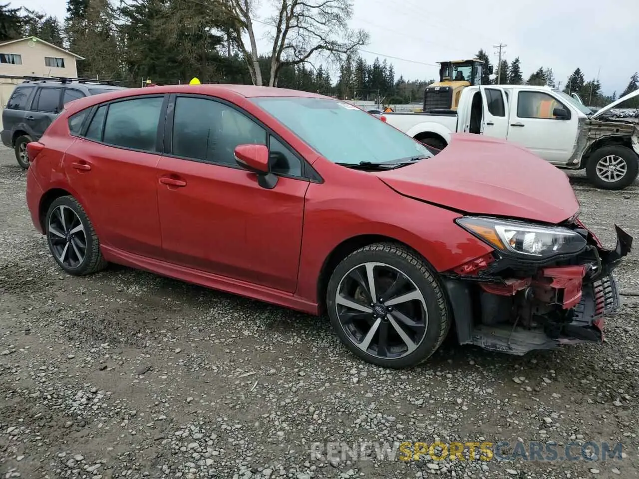 4 Photograph of a damaged car 4S3GTAJ62M1700939 SUBARU IMPREZA 2021