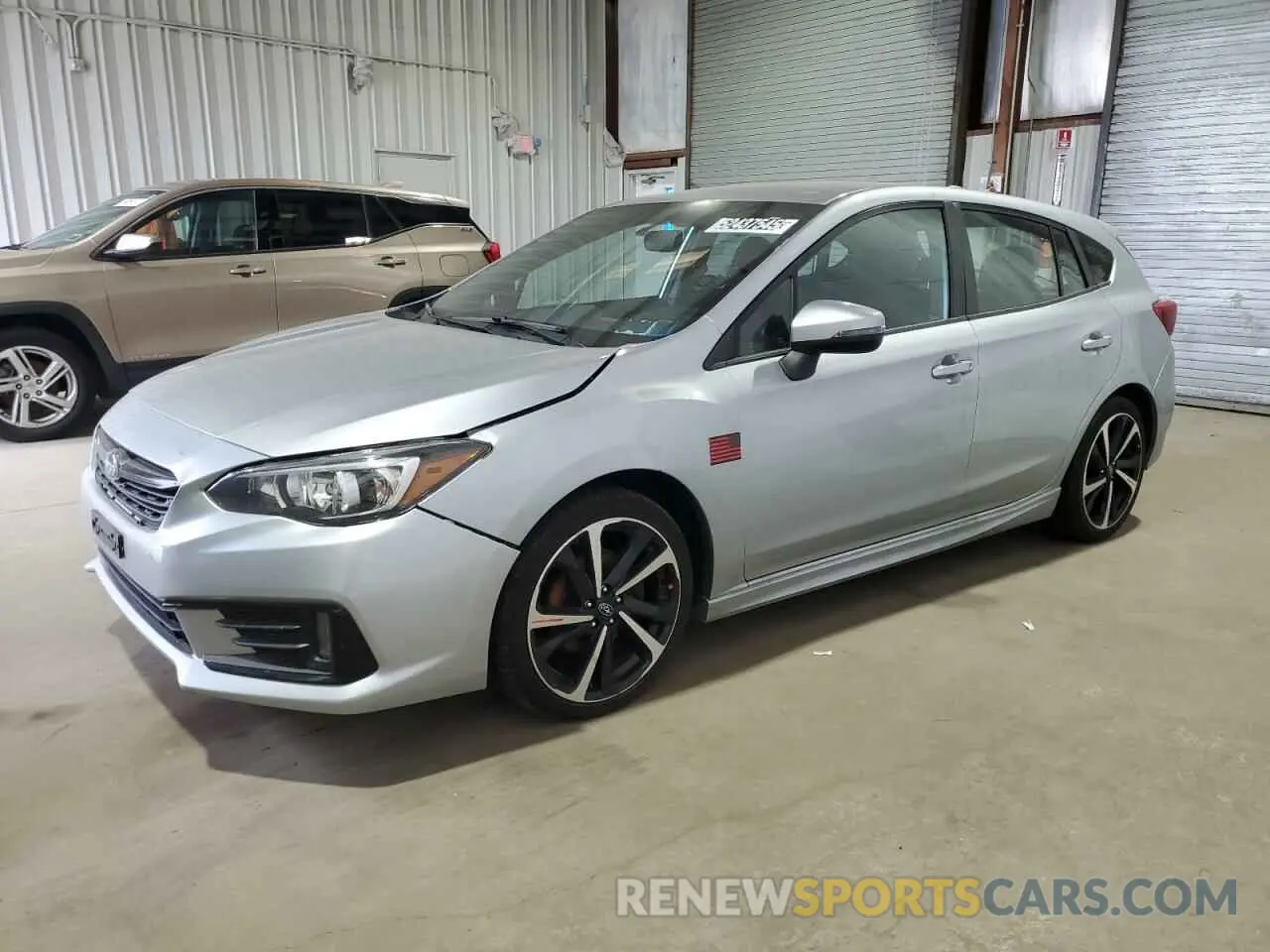1 Photograph of a damaged car 4S3GTAJ6XM1708075 SUBARU IMPREZA 2021
