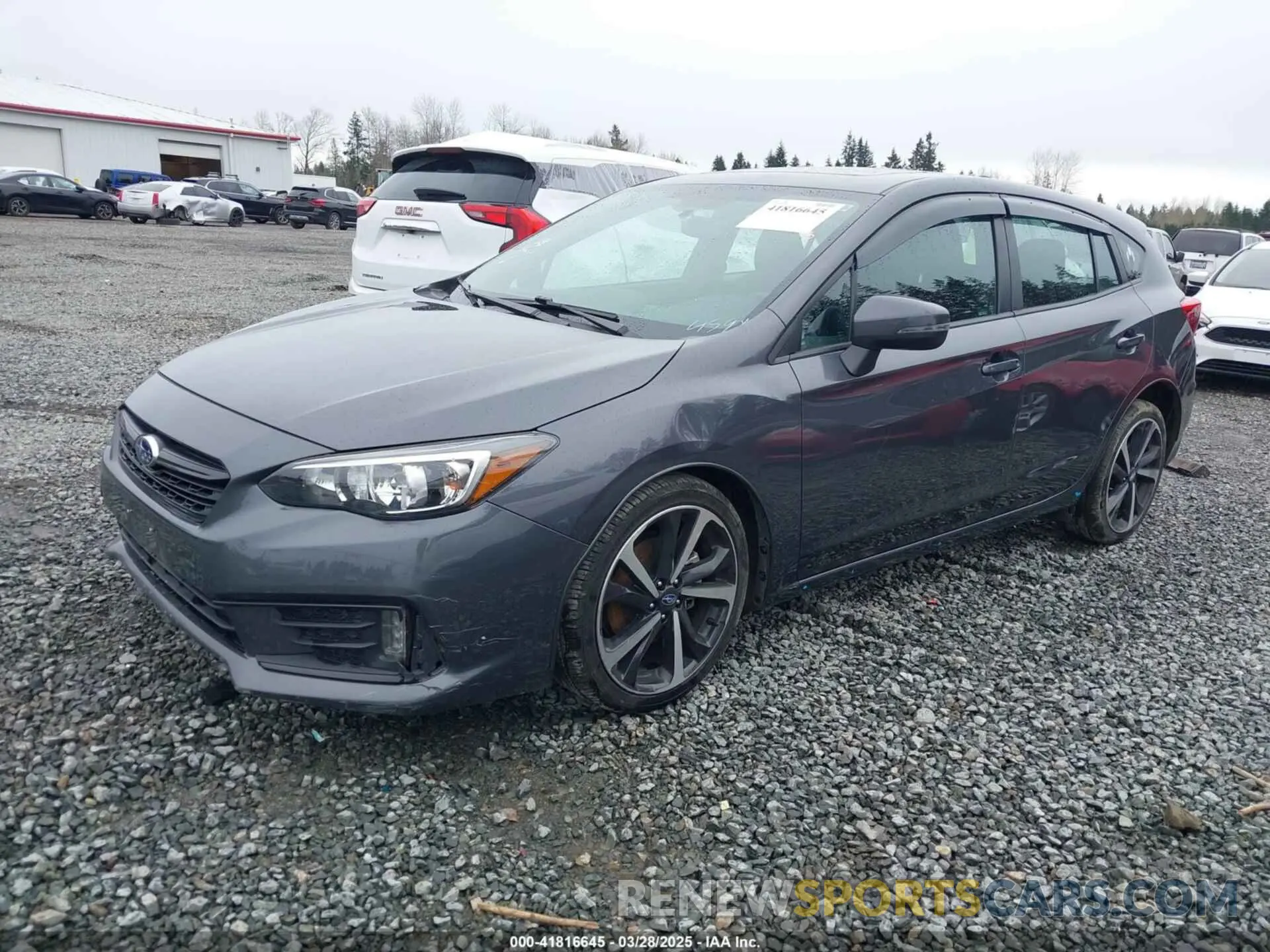 2 Photograph of a damaged car 4S3GTAM66M3714598 SUBARU IMPREZA 2021