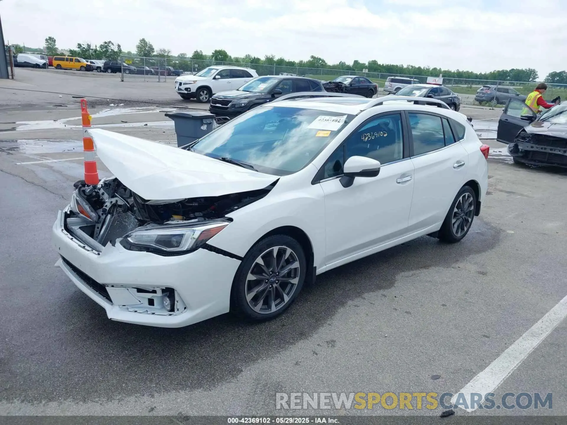 2 Photograph of a damaged car 4S3GTAU63M3706846 SUBARU IMPREZA 2021