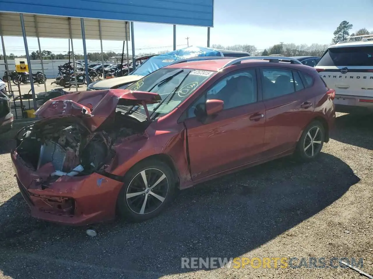 1 Photograph of a damaged car 4S3GTAV60M3701229 SUBARU IMPREZA 2021