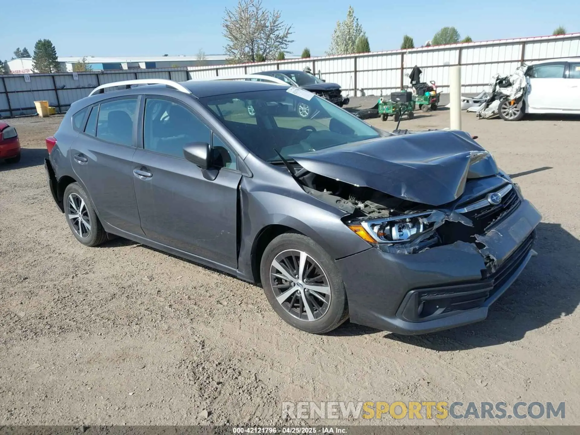1 Photograph of a damaged car 4S3GTAV62M3710675 SUBARU IMPREZA 2021